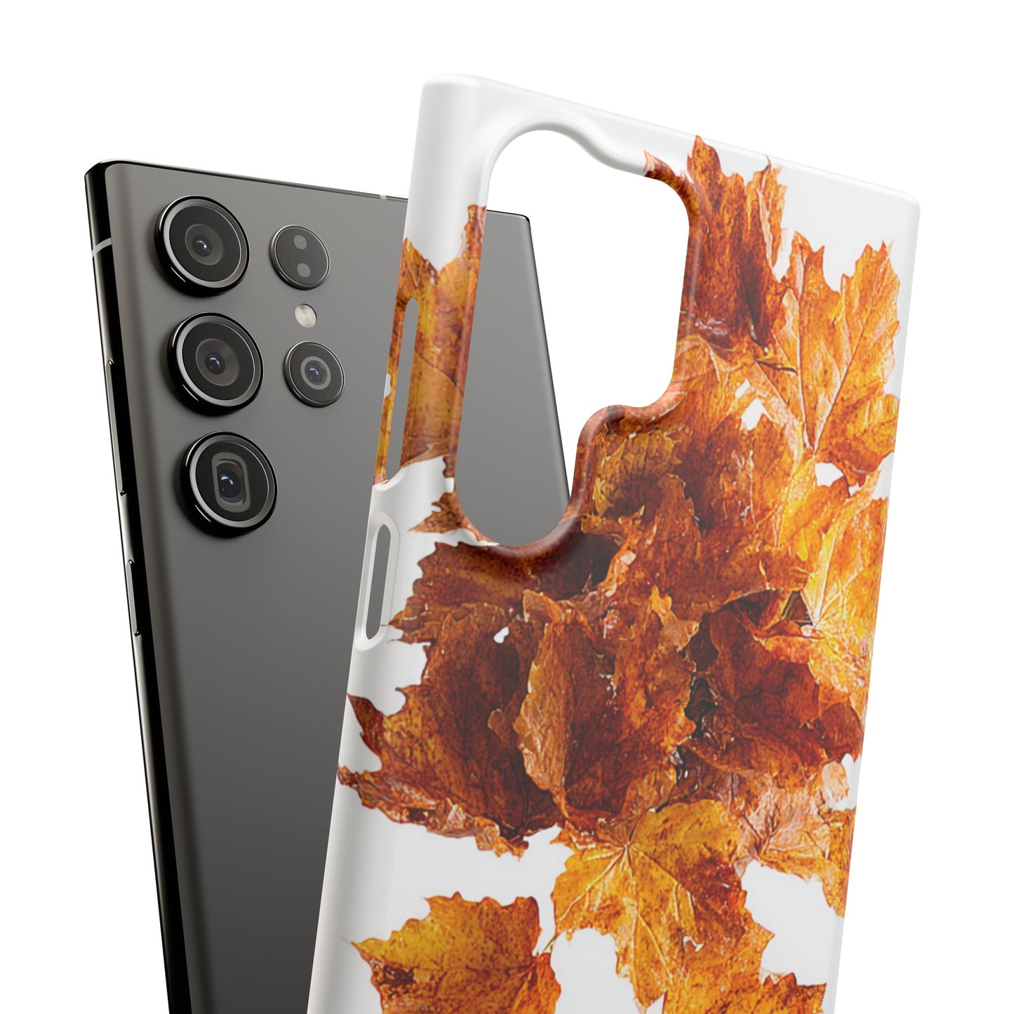 Autumn Leaf Phone Case | Fall Snap Cases, Phone Accessories, Nature Lover Gift, Seasonal Decor, Cozy Fall Vibes