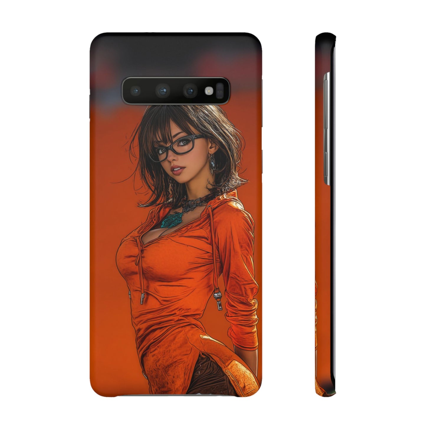 Velma Dinkley Cleveland Browns Fan Snap Cases, Phone Cover, Cartoon Style Art, Custom Case, Protective Shell