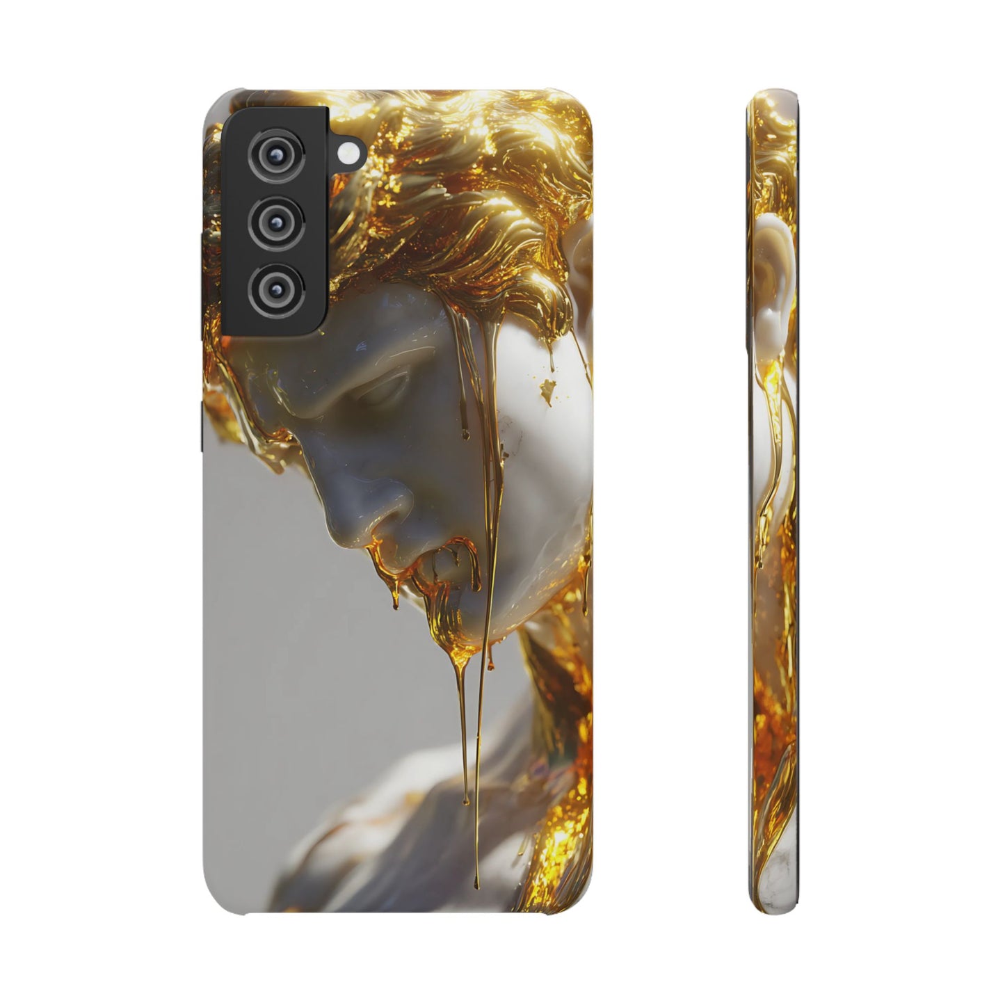 Gold Goddess Art Snap Case, Artistic Phone Cover, Unique Phone Accessory, Gift for Art Lovers, Stylish Protection