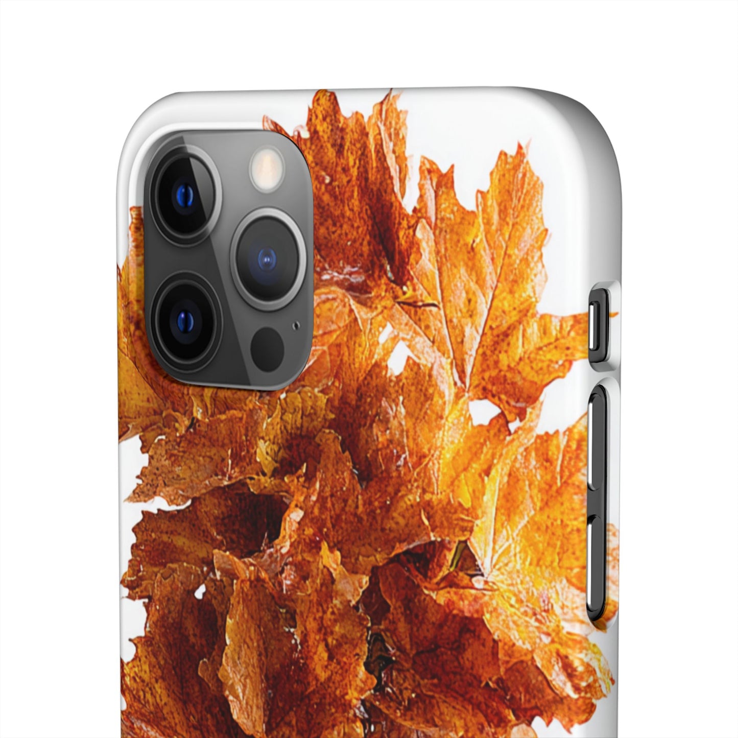 Autumn Leaf Phone Case | Fall Snap Cases, Phone Accessories, Nature Lover Gift, Seasonal Decor, Cozy Fall Vibes
