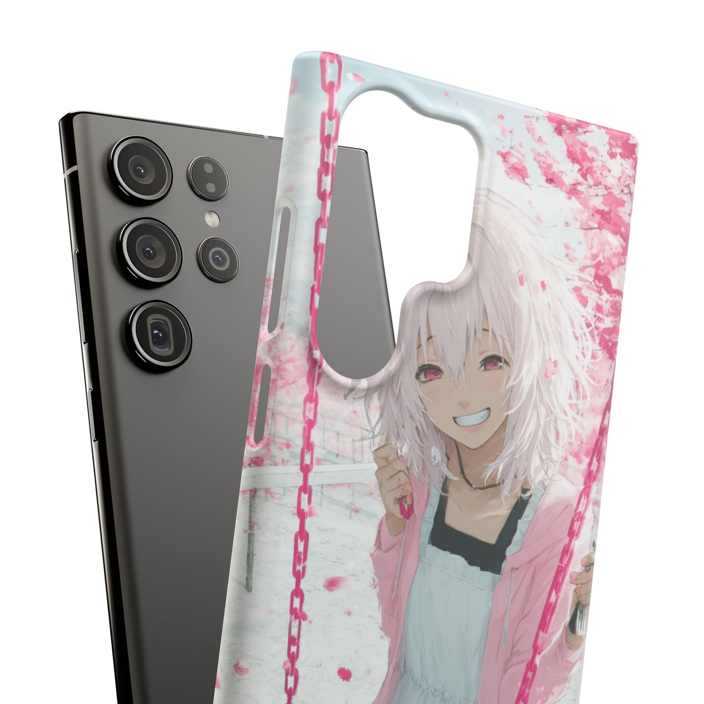 Anime Character Snap Cases for Phone, Cute Aesthetic Phone Cover, Gifts for Otaku, Floral Design, Unique Phone Cases