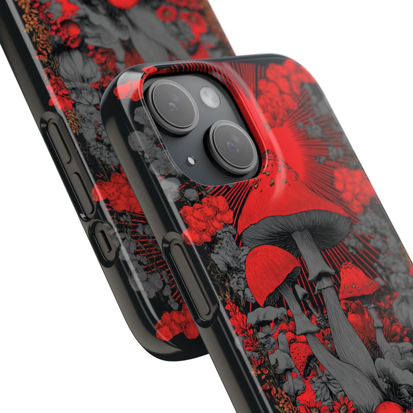 Fantasy Mushroom Snap Case Custom Phone Cover for iPhone and Samsung Mate and Glossy Avvialable