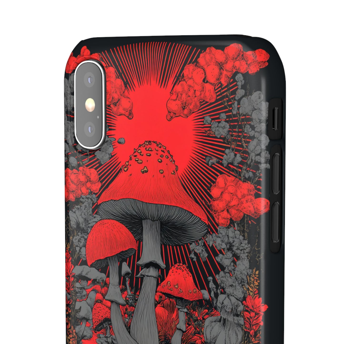Fantasy Mushroom Snap Case Custom Phone Cover for iPhone and Samsung Mate and Glossy Avvialable