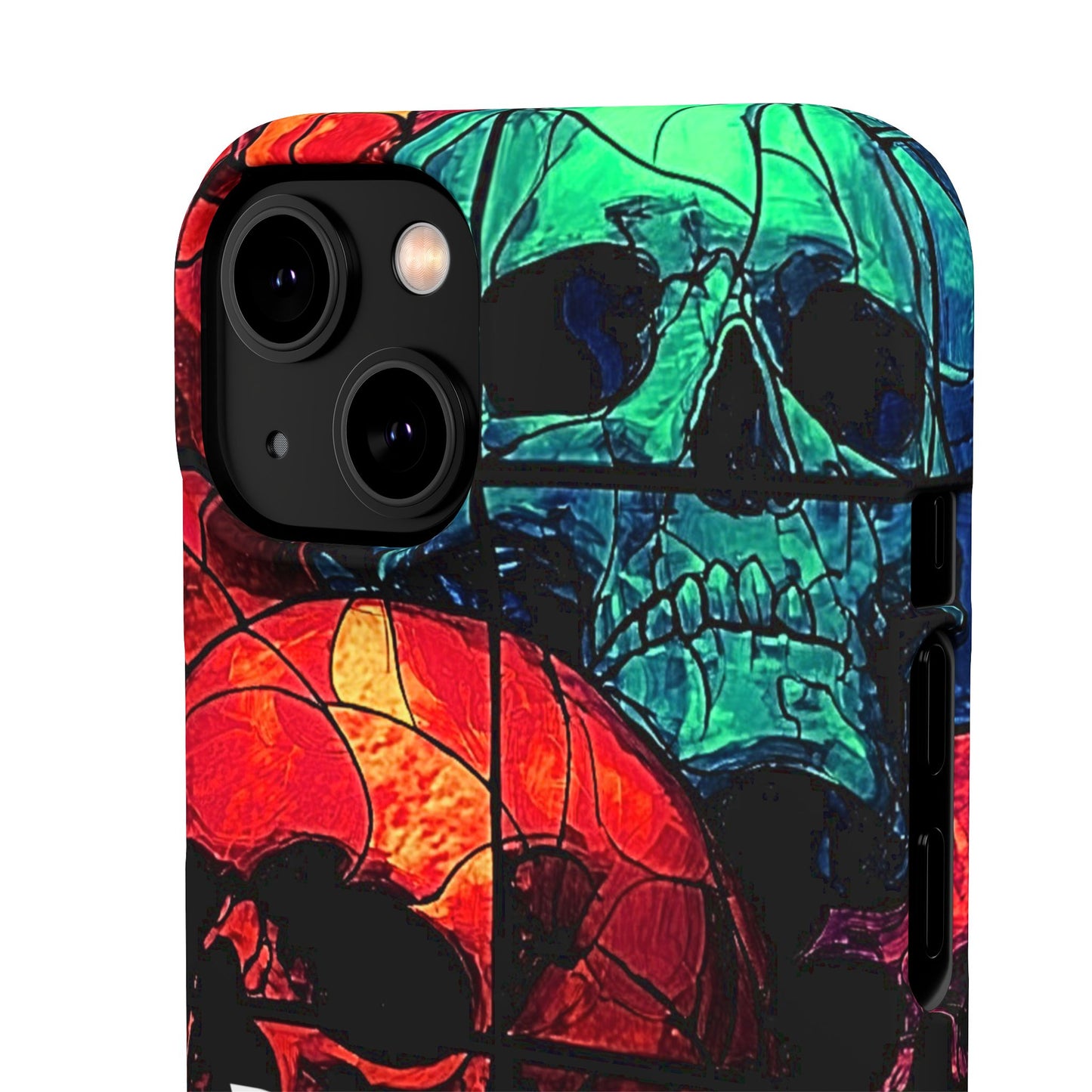 Halloween Custom Requiem Skull Snap Case Phone Cover for iPhone and Samsung