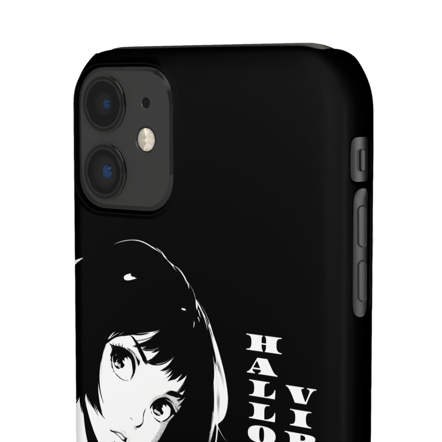 Halloween Vibes Snap Case Black and White Protective Phone Cover for iPhone and Samsung