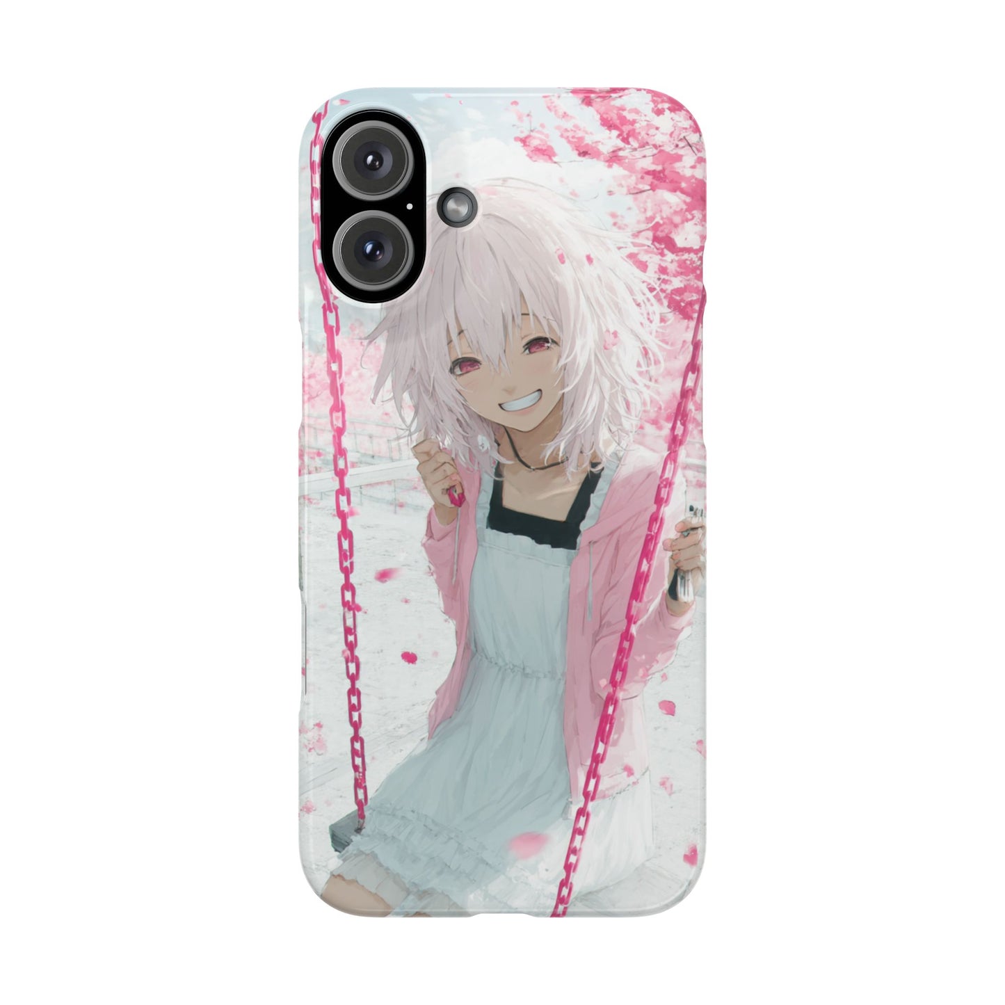 Anime Character Snap Cases for Phone, Cute Aesthetic Phone Cover, Gifts for Otaku, Floral Design, Unique Phone Cases