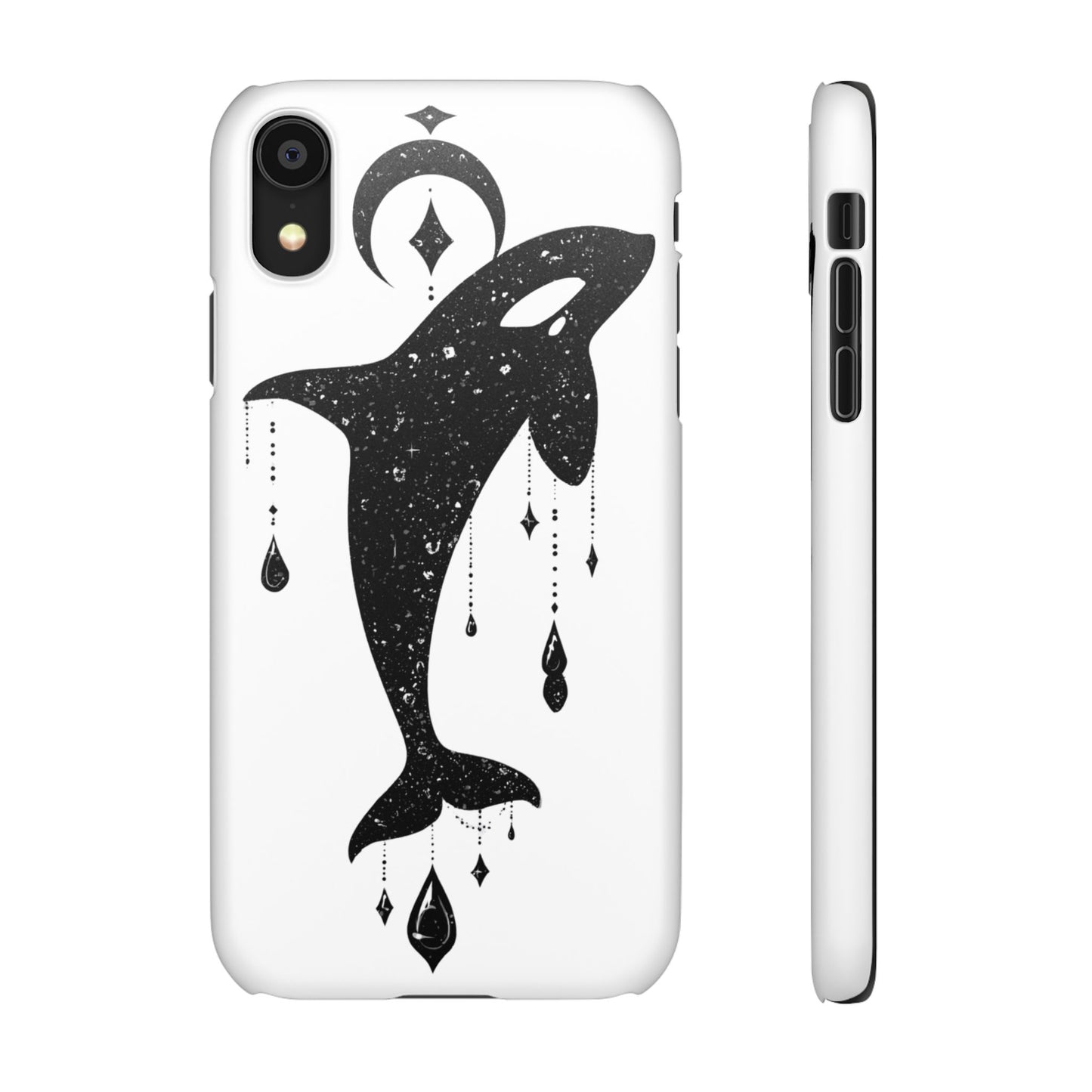 Celestial Orca Snap Case | Phone Cover, Whale Lover Gift, Cosmic Decor, Unique Art, Ocean Vibe