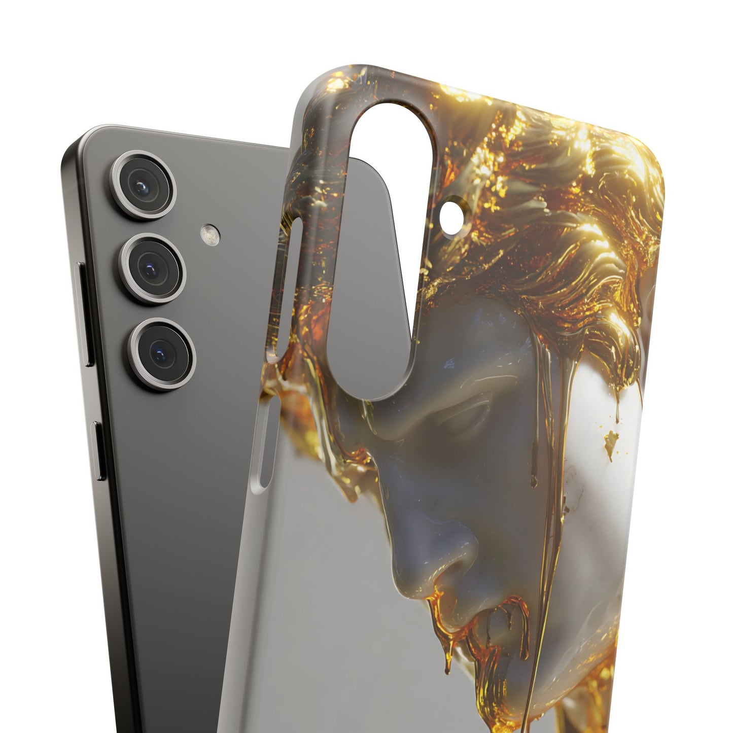 Gold Goddess Art Snap Case, Artistic Phone Cover, Unique Phone Accessory, Gift for Art Lovers, Stylish Protection