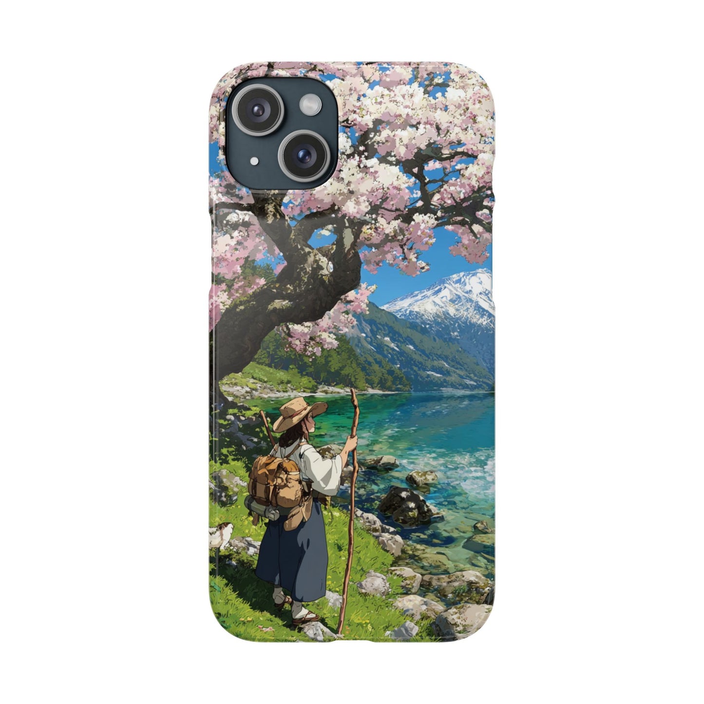 Nature-Inspired Snap Cases for Phone Protection, Floral Phone Covers, Cherry Blossom Aesthetic, Gifts for Nature Lovers, Spring Accessories