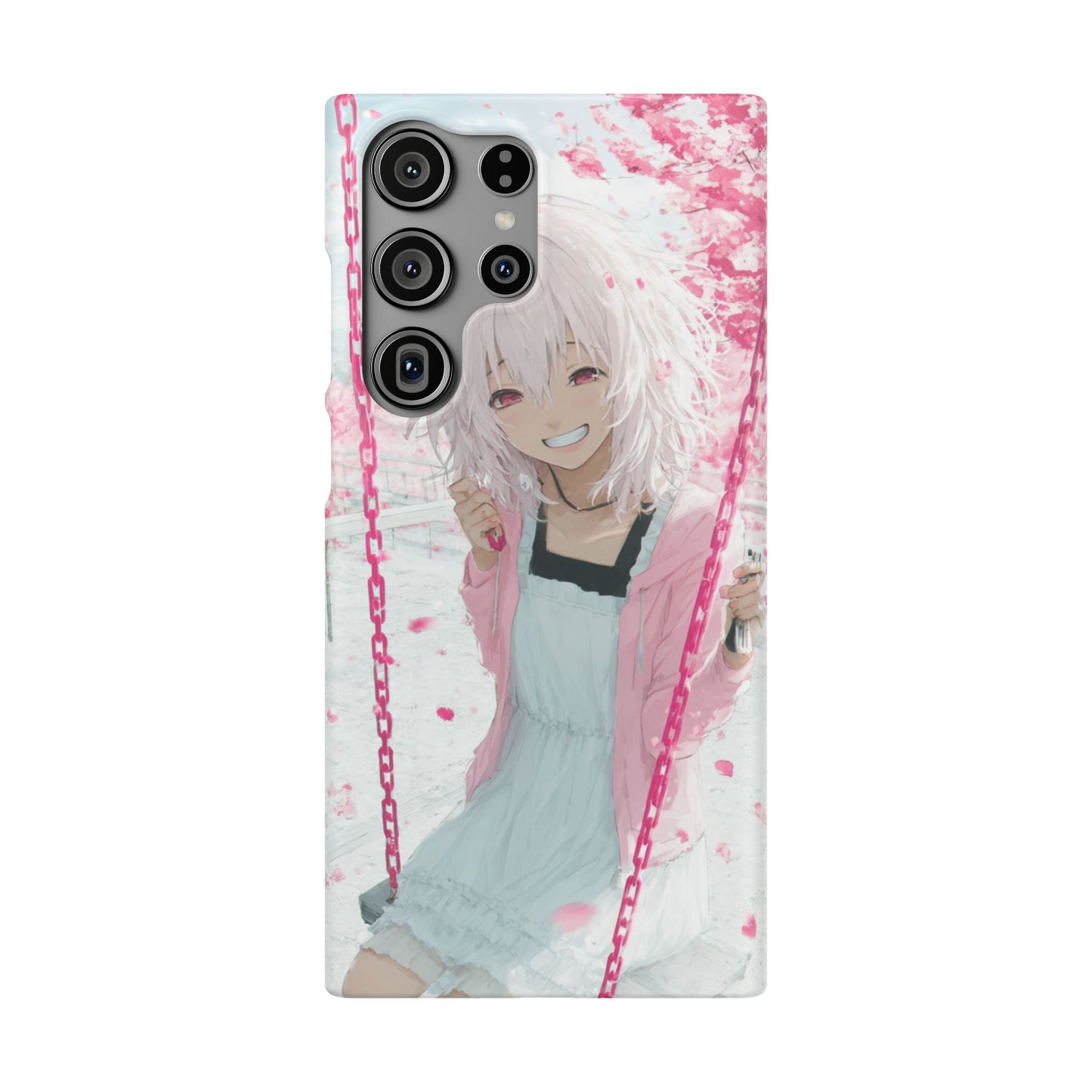 Anime Character Snap Cases for Phone, Cute Aesthetic Phone Cover, Gifts for Otaku, Floral Design, Unique Phone Cases