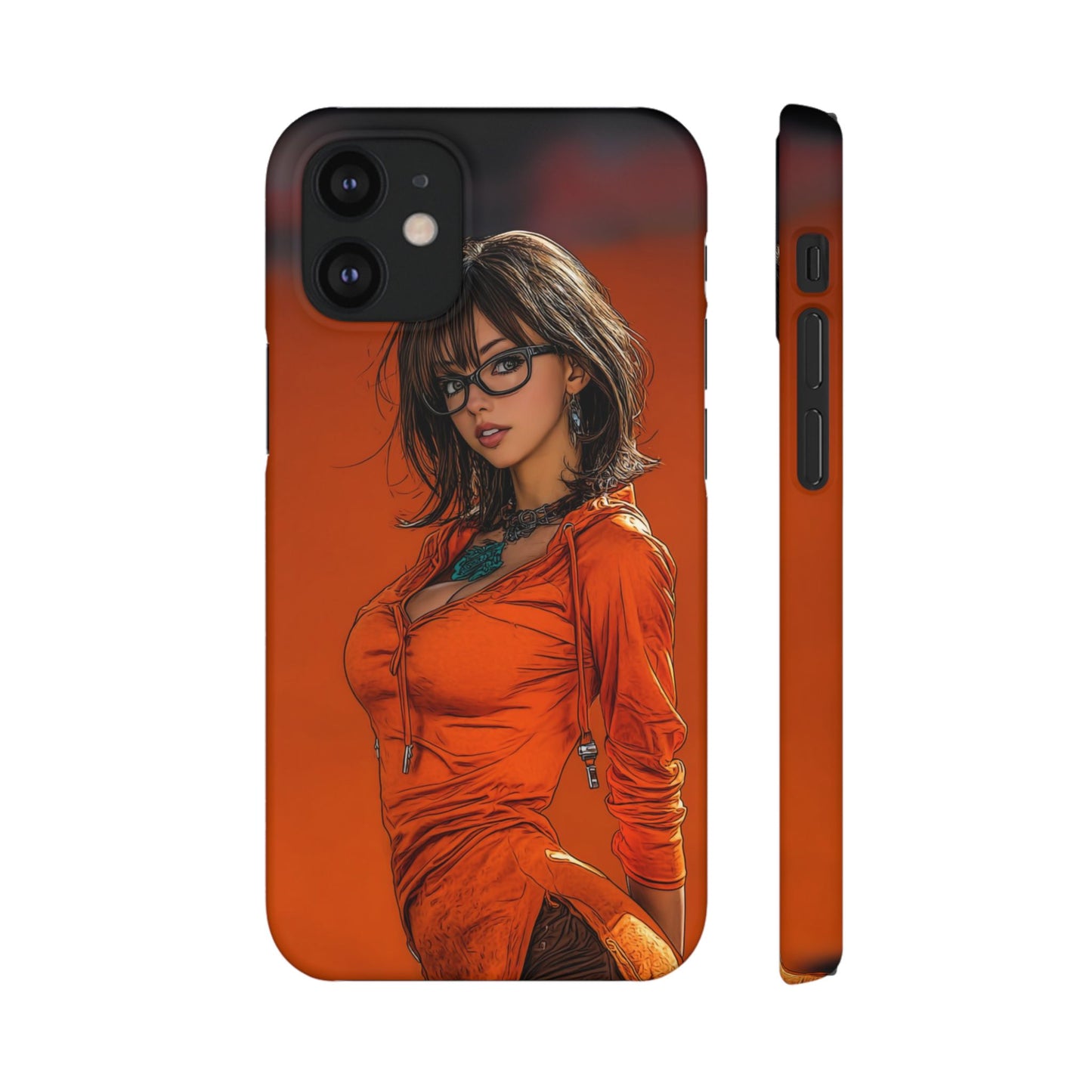 Velma Dinkley Cleveland Browns Fan Snap Cases, Phone Cover, Cartoon Style Art, Custom Case, Protective Shell