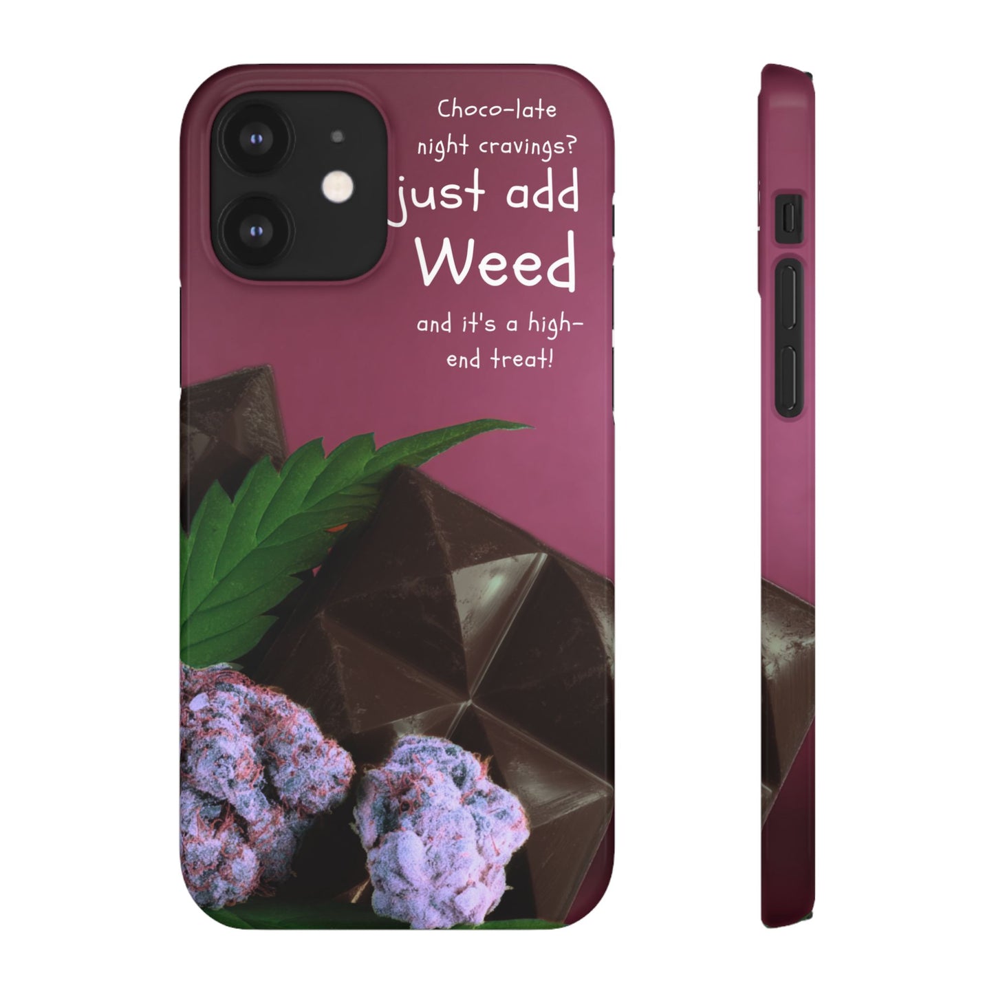 High-End Treat Snap Cases for Weed Enthusiasts Iphone and Samsung Phone Cover
