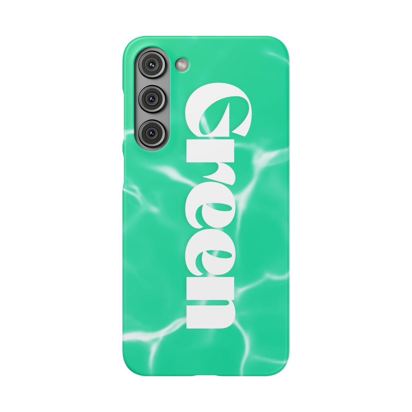 Aqua Pool Vibe Snap Case, Tropical Phone Cover, Summer Accessory, Trendy Gift for Friends, Beach Lover's Essential