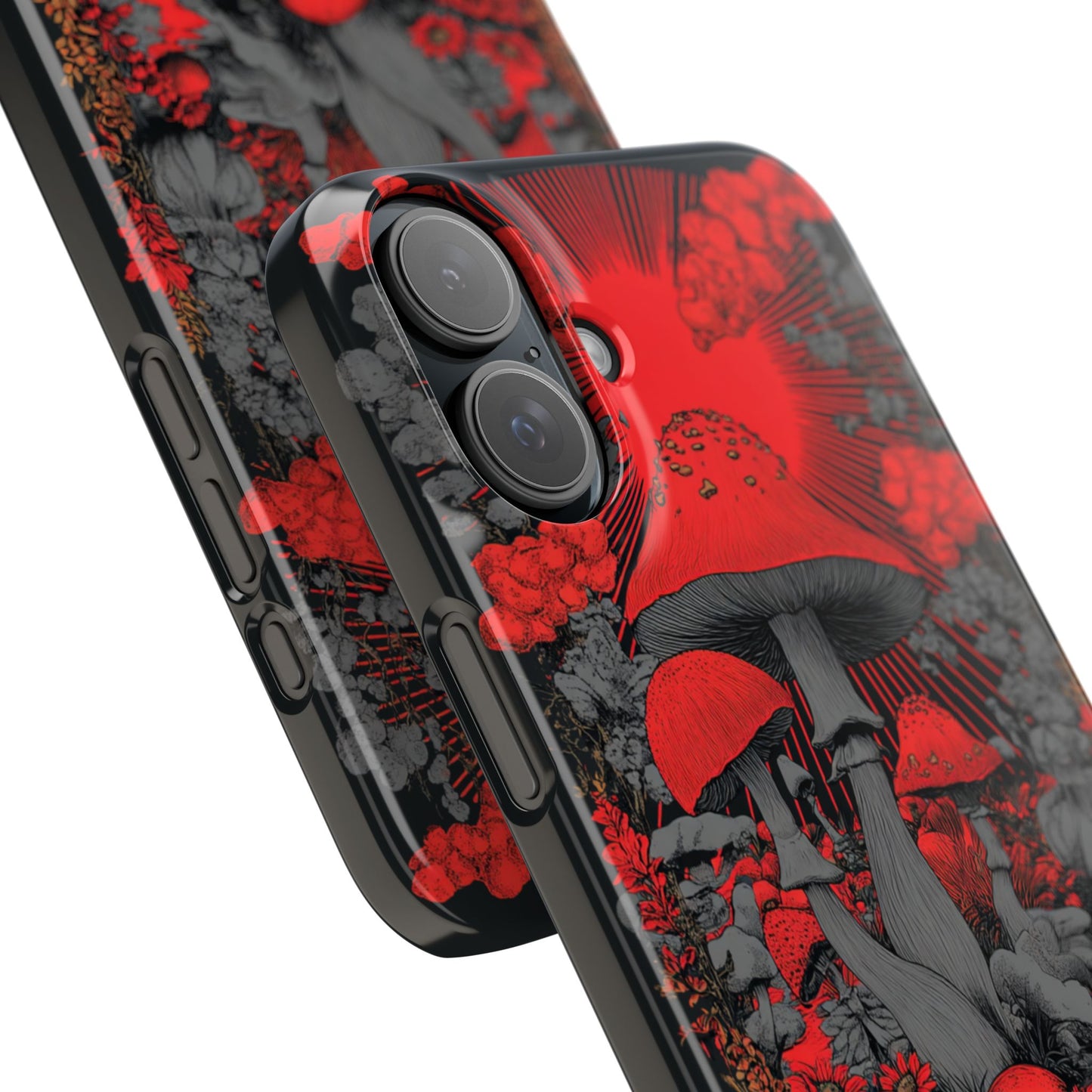 Fantasy Mushroom Snap Case Custom Phone Cover for iPhone and Samsung Mate and Glossy Avvialable
