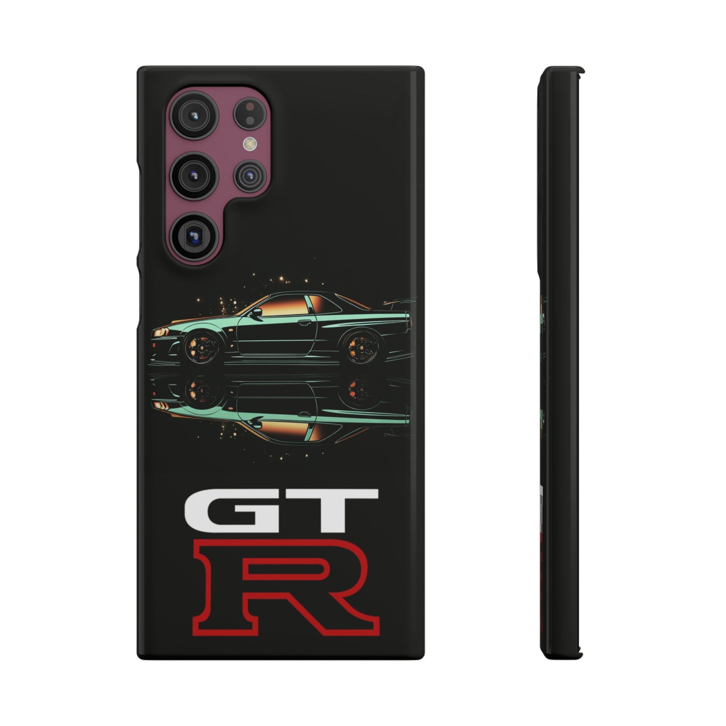 Green Skyleine R34 GTR Art Snap Case and Protective Phone Cover For iPhone and Samsung