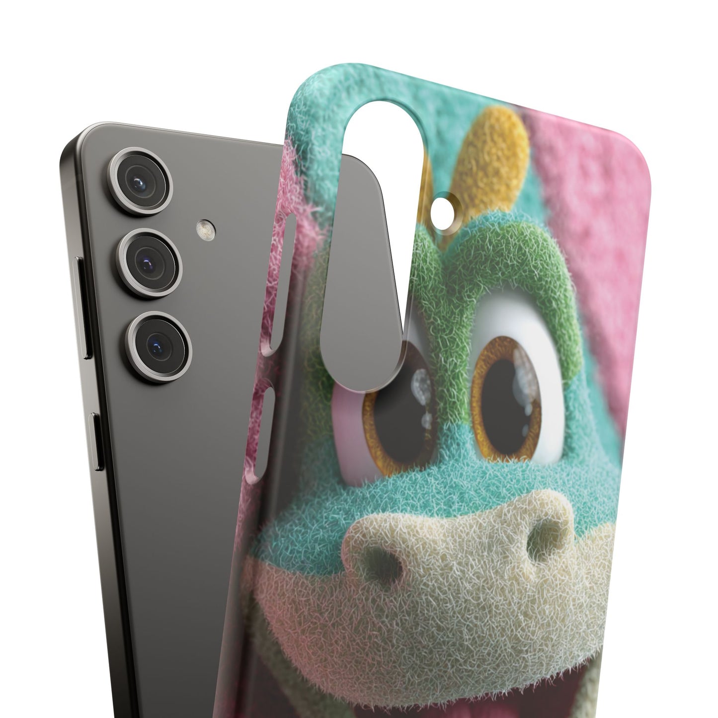 Fun Dino Snap Case for Kids | Cute Phone Cover | Colorful Mobile Accessory | Birthday Gift | Child's Tech Style