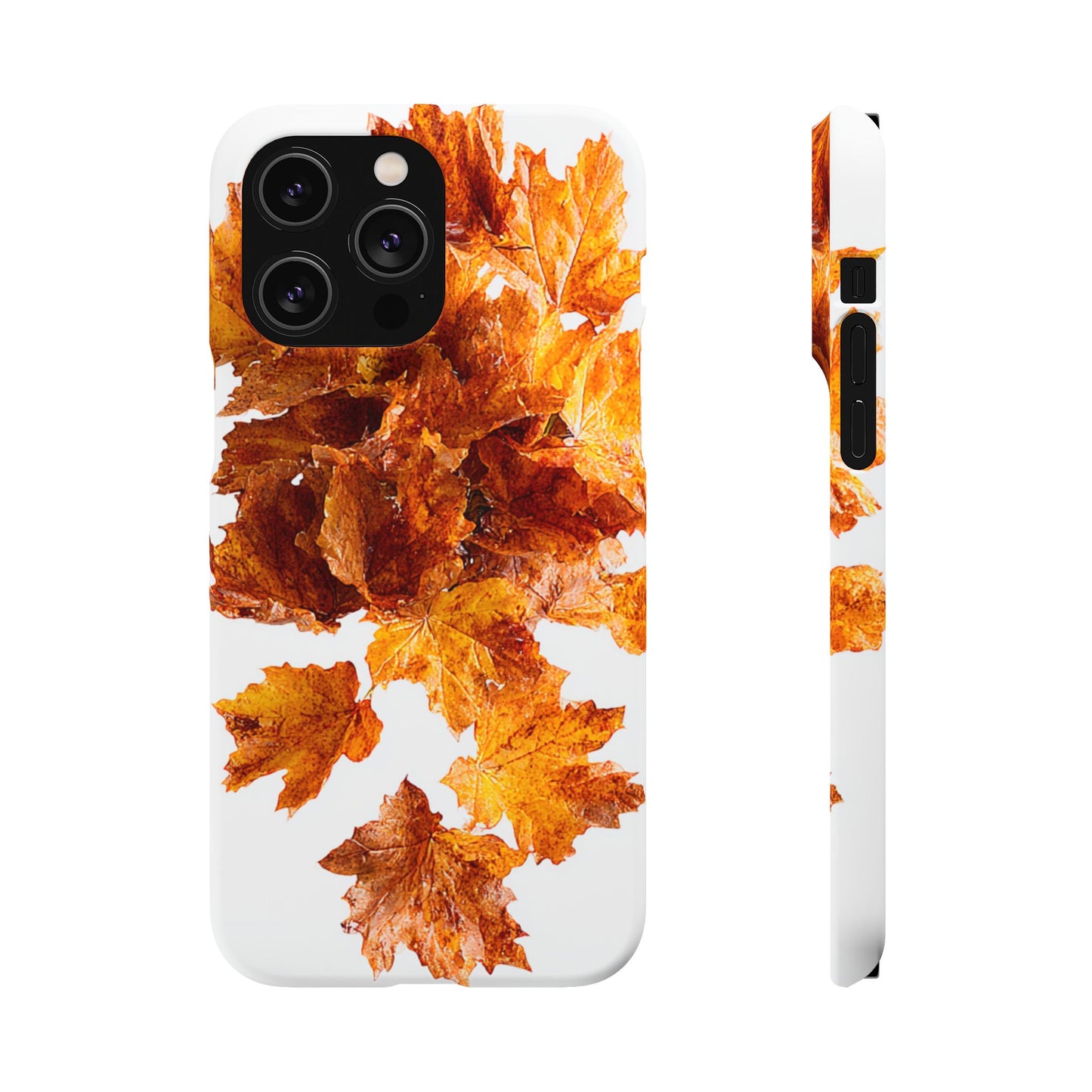 Autumn Leaf Phone Case | Fall Snap Cases, Phone Accessories, Nature Lover Gift, Seasonal Decor, Cozy Fall Vibes