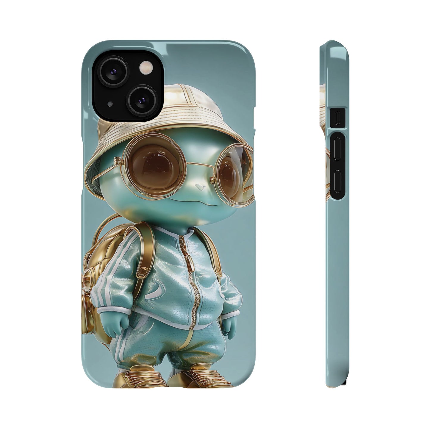 Trendy Character Snap Case for Phone, Cute Phone Cover, Gift for Kids, Cartoon Style Gadget Accessory, Fun Phone Protection