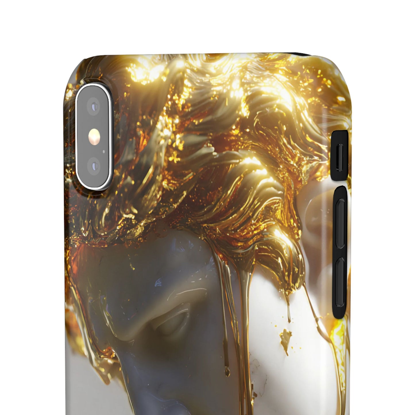 Gold Goddess Art Snap Case, Artistic Phone Cover, Unique Phone Accessory, Gift for Art Lovers, Stylish Protection