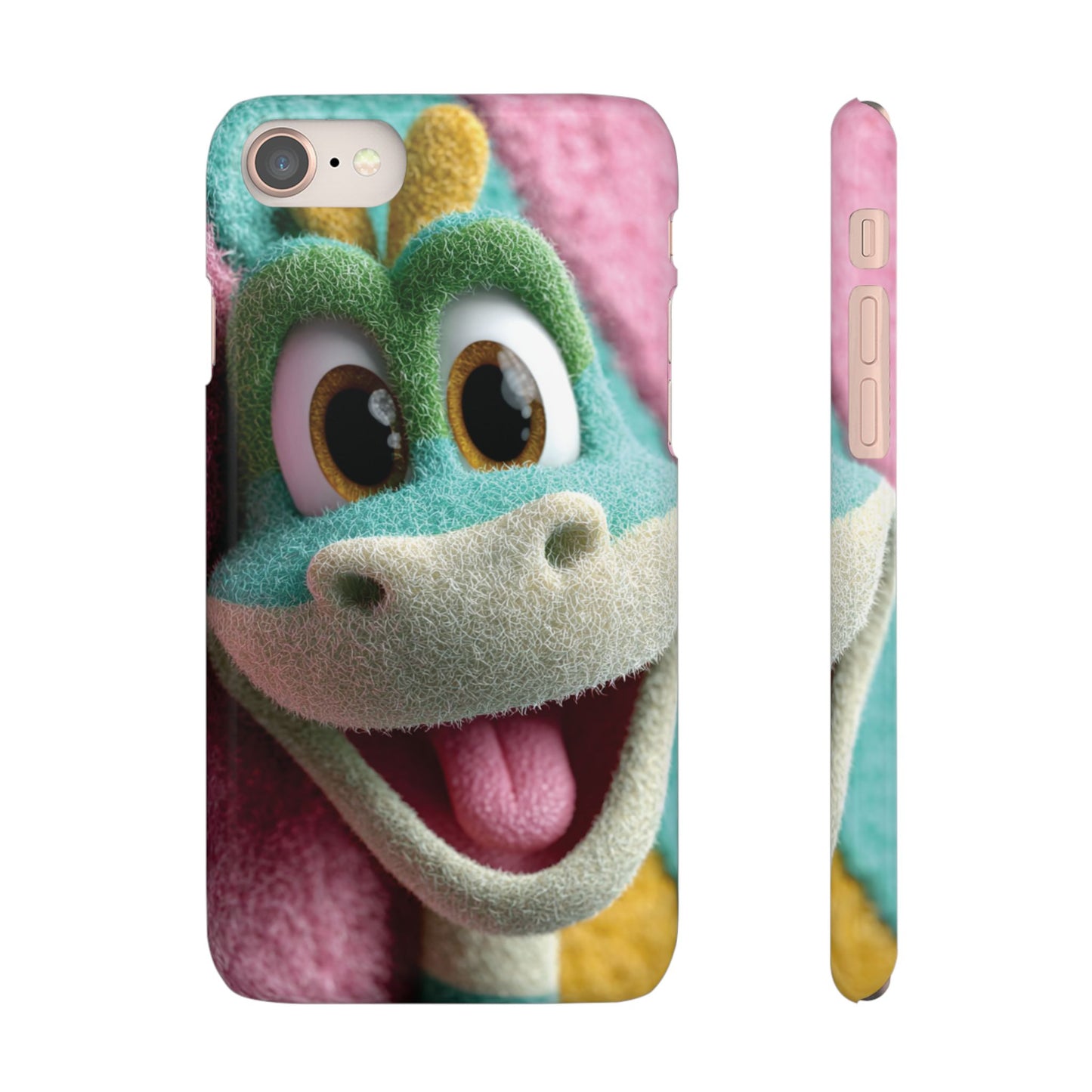 Fun Dino Snap Case for Kids | Cute Phone Cover | Colorful Mobile Accessory | Birthday Gift | Child's Tech Style