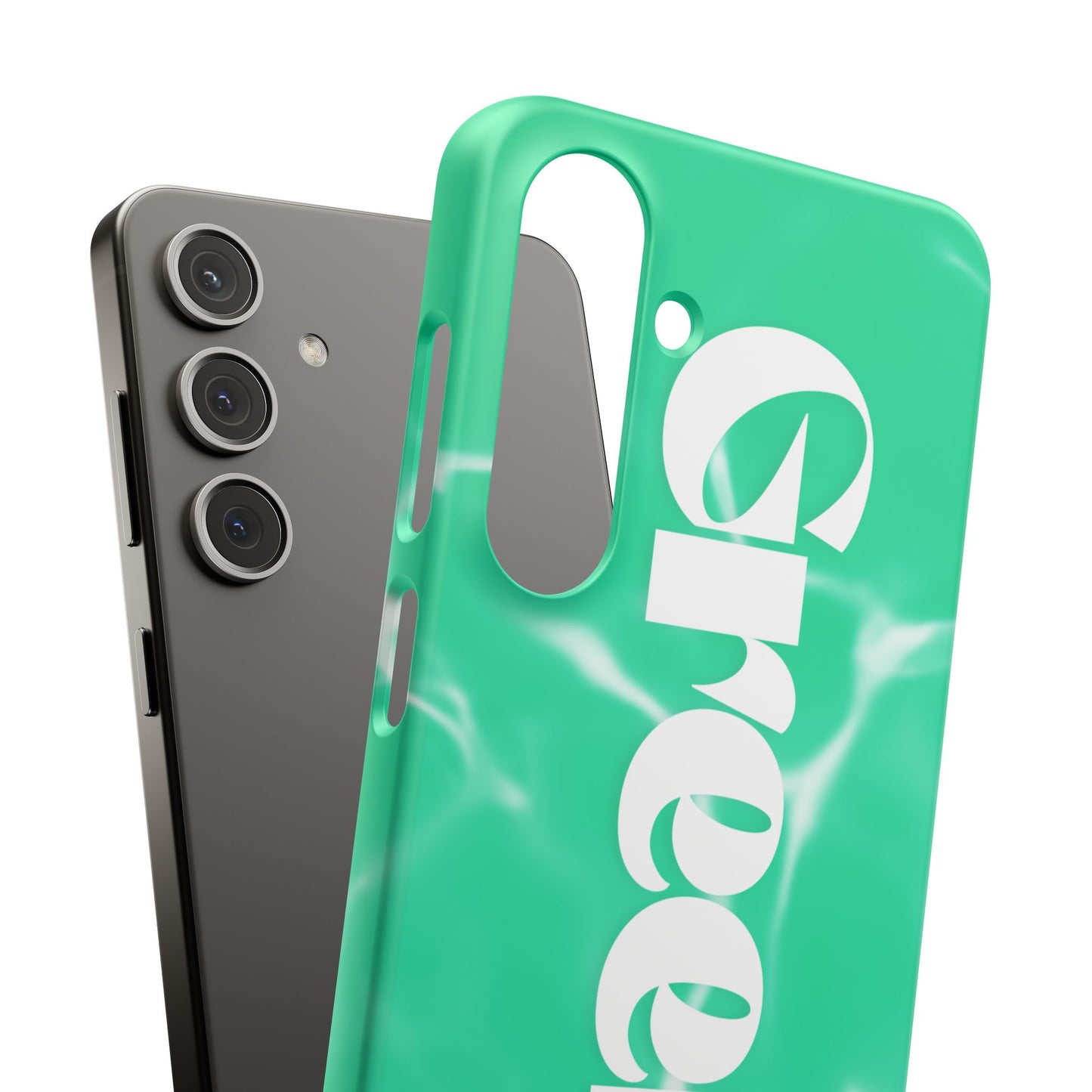 Aqua Pool Vibe Snap Case, Tropical Phone Cover, Summer Accessory, Trendy Gift for Friends, Beach Lover's Essential
