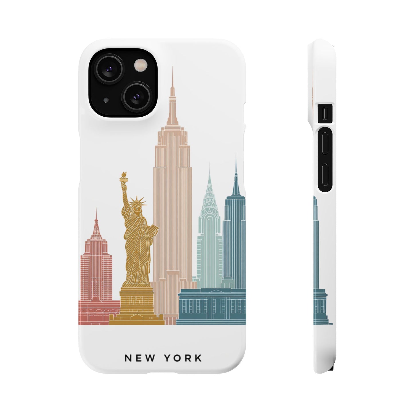 Stylish New York Snap Case, Urban Phone Cover, Cityscape Phone Case, Gift for Travelers, Trendy Protective Case