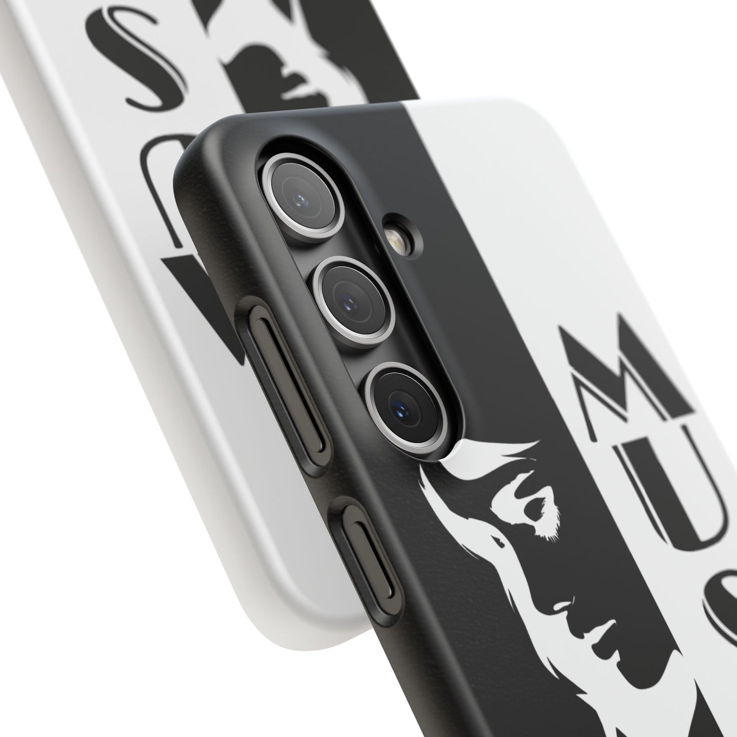 Black And White Bold Muse Snap Case Cover for iPhone and Samsung