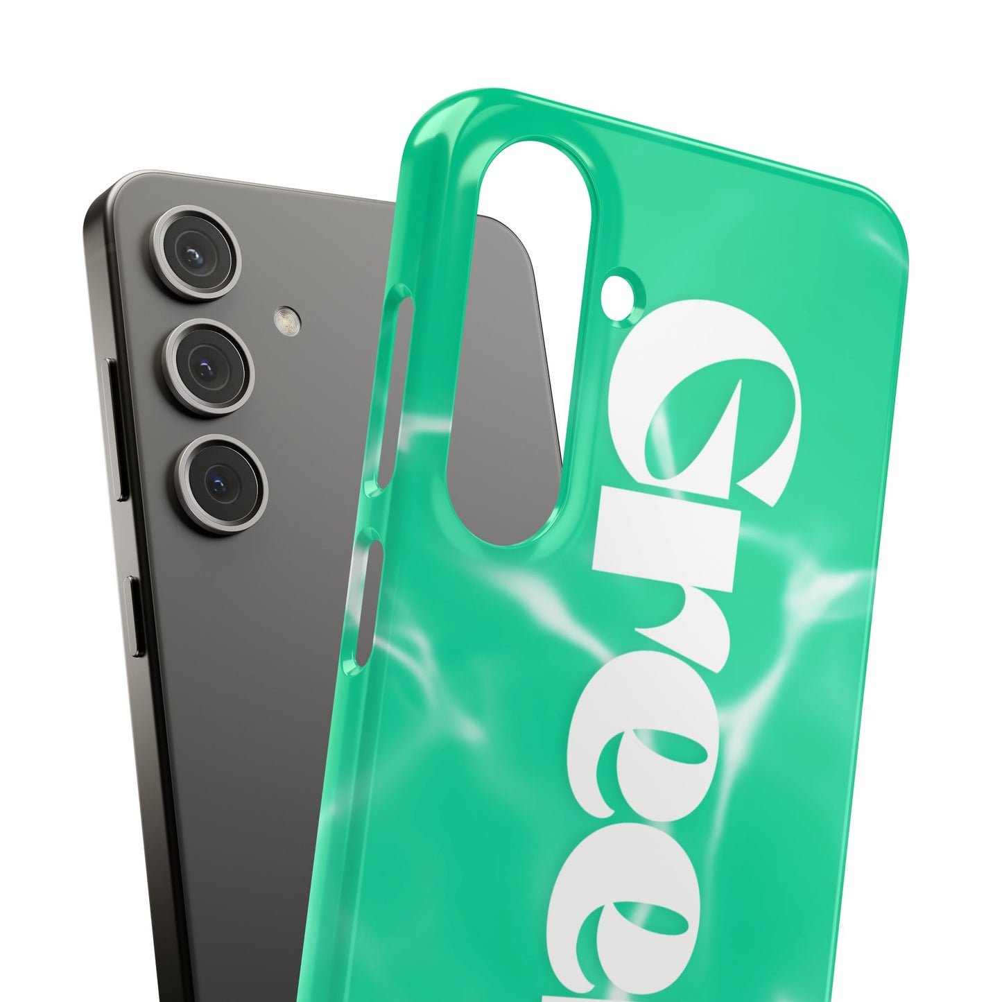 Aqua Pool Vibe Snap Case, Tropical Phone Cover, Summer Accessory, Trendy Gift for Friends, Beach Lover's Essential
