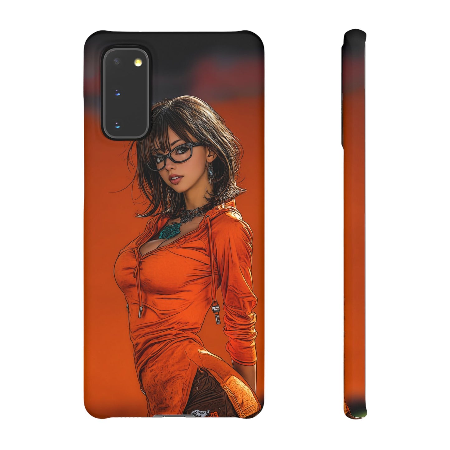 Velma Dinkley Cleveland Browns Fan Snap Cases, Phone Cover, Cartoon Style Art, Custom Case, Protective Shell