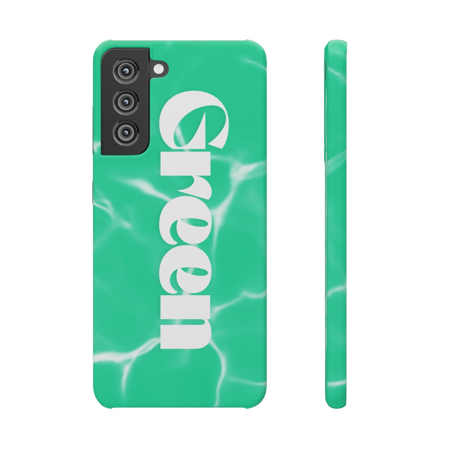 Aqua Pool Vibe Snap Case, Tropical Phone Cover, Summer Accessory, Trendy Gift for Friends, Beach Lover's Essential