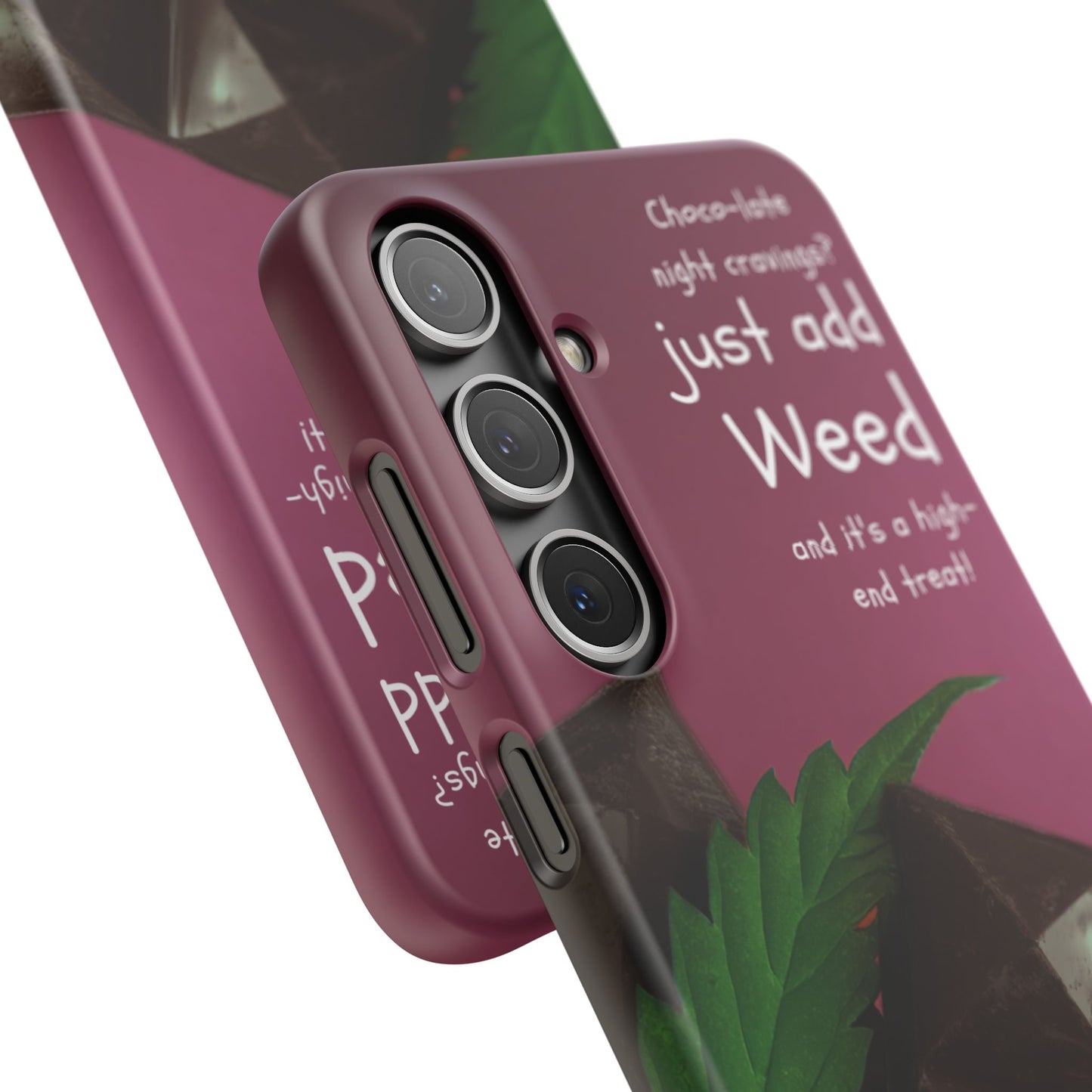 High-End Treat Snap Cases for Weed Enthusiasts Iphone and Samsung Phone Cover