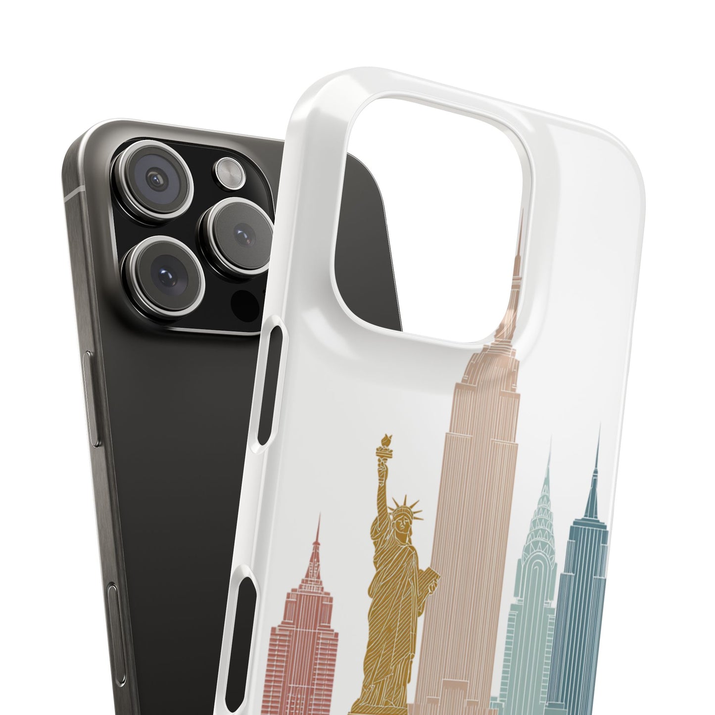 Stylish New York Snap Case, Urban Phone Cover, Cityscape Phone Case, Gift for Travelers, Trendy Protective Case