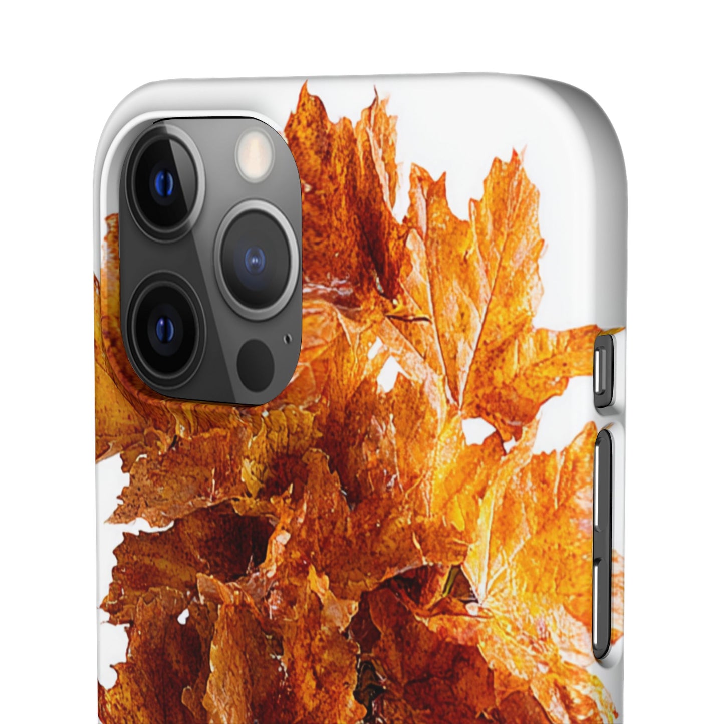 Autumn Leaf Phone Case | Fall Snap Cases, Phone Accessories, Nature Lover Gift, Seasonal Decor, Cozy Fall Vibes