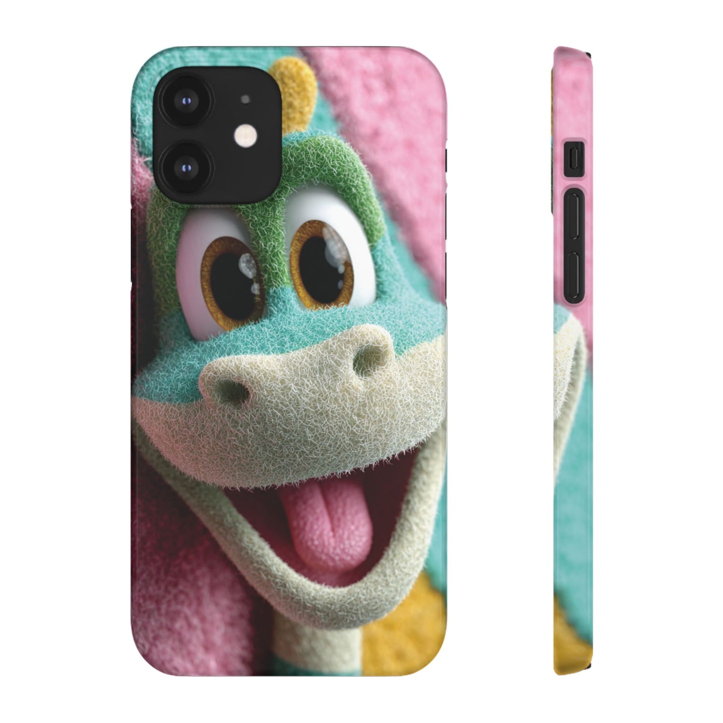 Fun Dino Snap Case for Kids | Cute Phone Cover | Colorful Mobile Accessory | Birthday Gift | Child's Tech Style