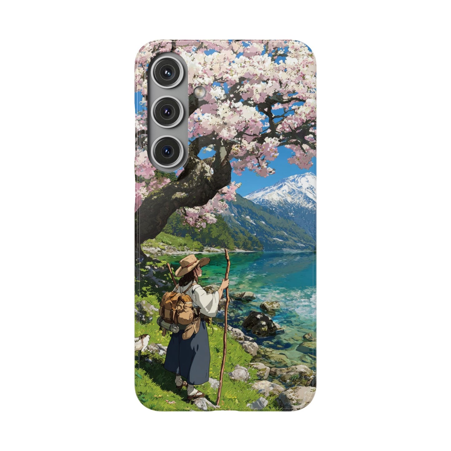 Nature-Inspired Snap Cases for Phone Protection, Floral Phone Covers, Cherry Blossom Aesthetic, Gifts for Nature Lovers, Spring Accessories