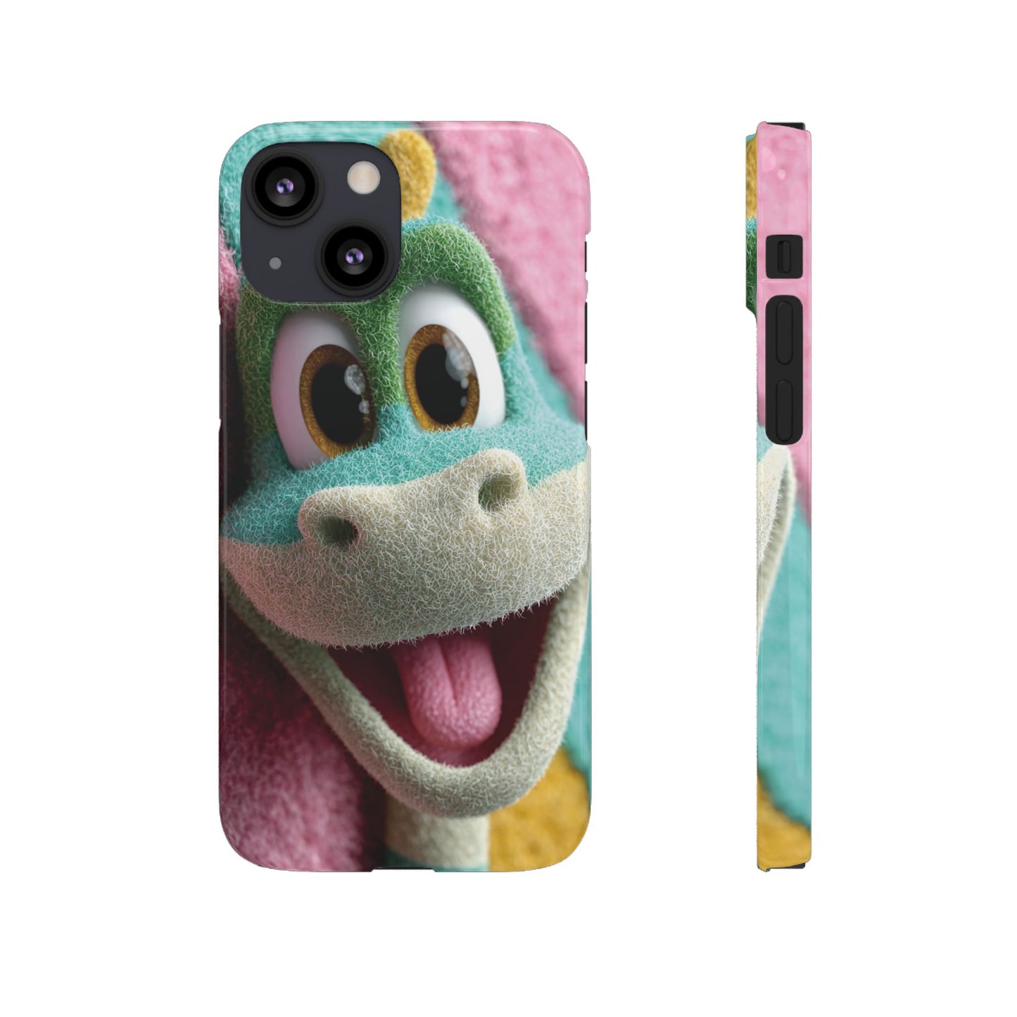 Fun Dino Snap Case for Kids | Cute Phone Cover | Colorful Mobile Accessory | Birthday Gift | Child's Tech Style