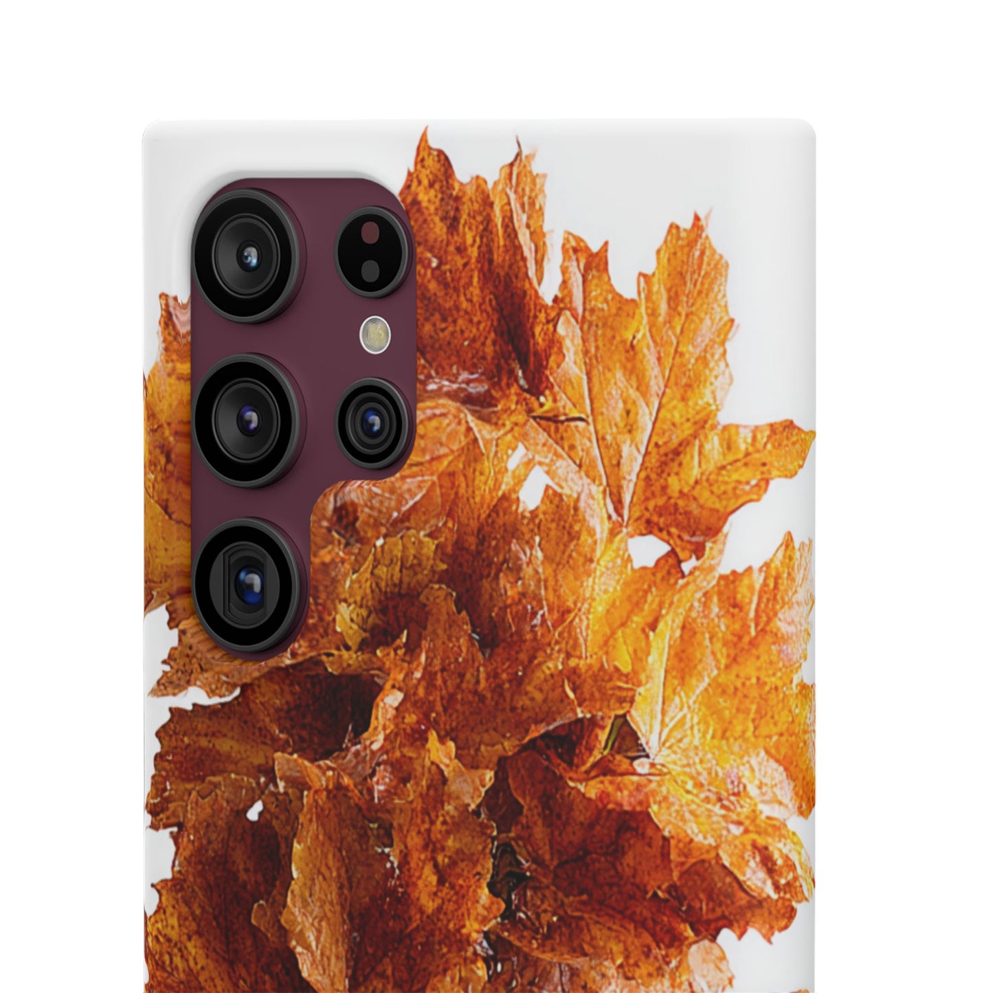 Autumn Leaf Phone Case | Fall Snap Cases, Phone Accessories, Nature Lover Gift, Seasonal Decor, Cozy Fall Vibes