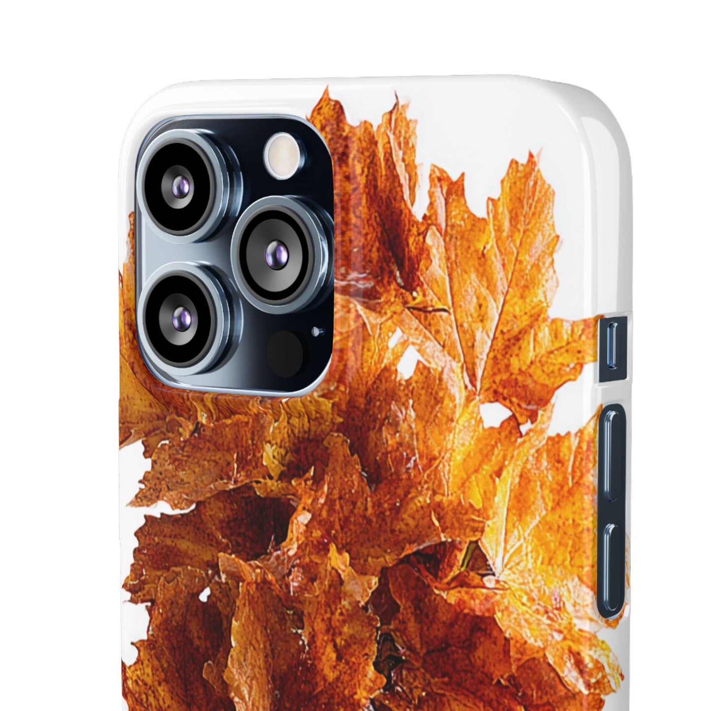 Autumn Leaf Phone Case | Fall Snap Cases, Phone Accessories, Nature Lover Gift, Seasonal Decor, Cozy Fall Vibes