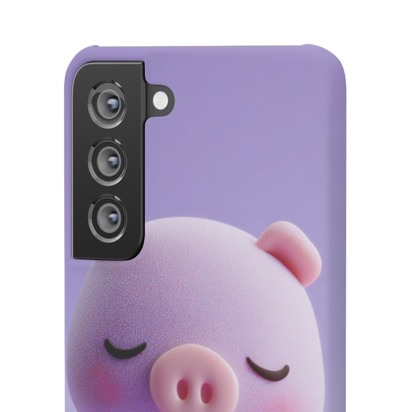Cute Pig Snap Case for iPhone, Animal Lovers Phone Cover, Kawaii Aesthetic Accessory, Birthday Gift, Unique Phone Protection