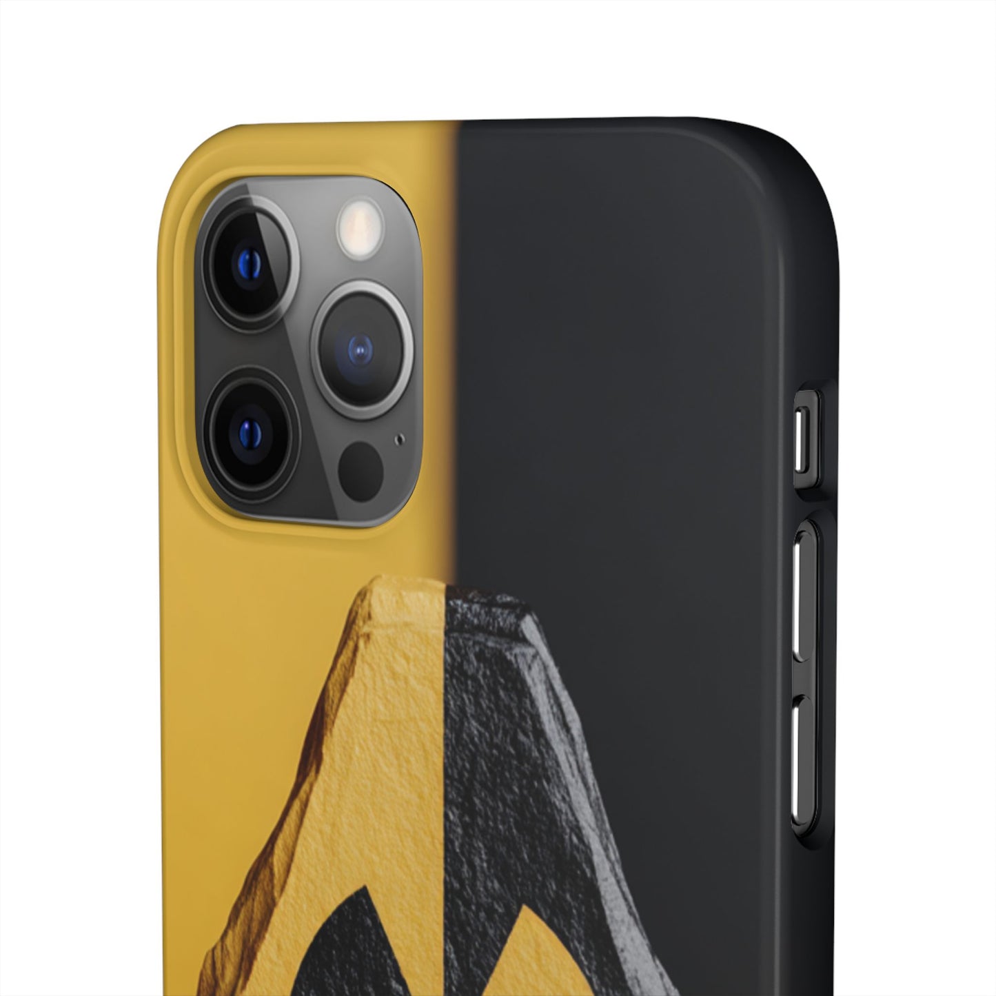 Bold Graphic Snap Case, Radiation Symbol Phone Cover, Trendy Phone Accessory, Unique Gift for Tech Lovers, Stylish Mobile Case