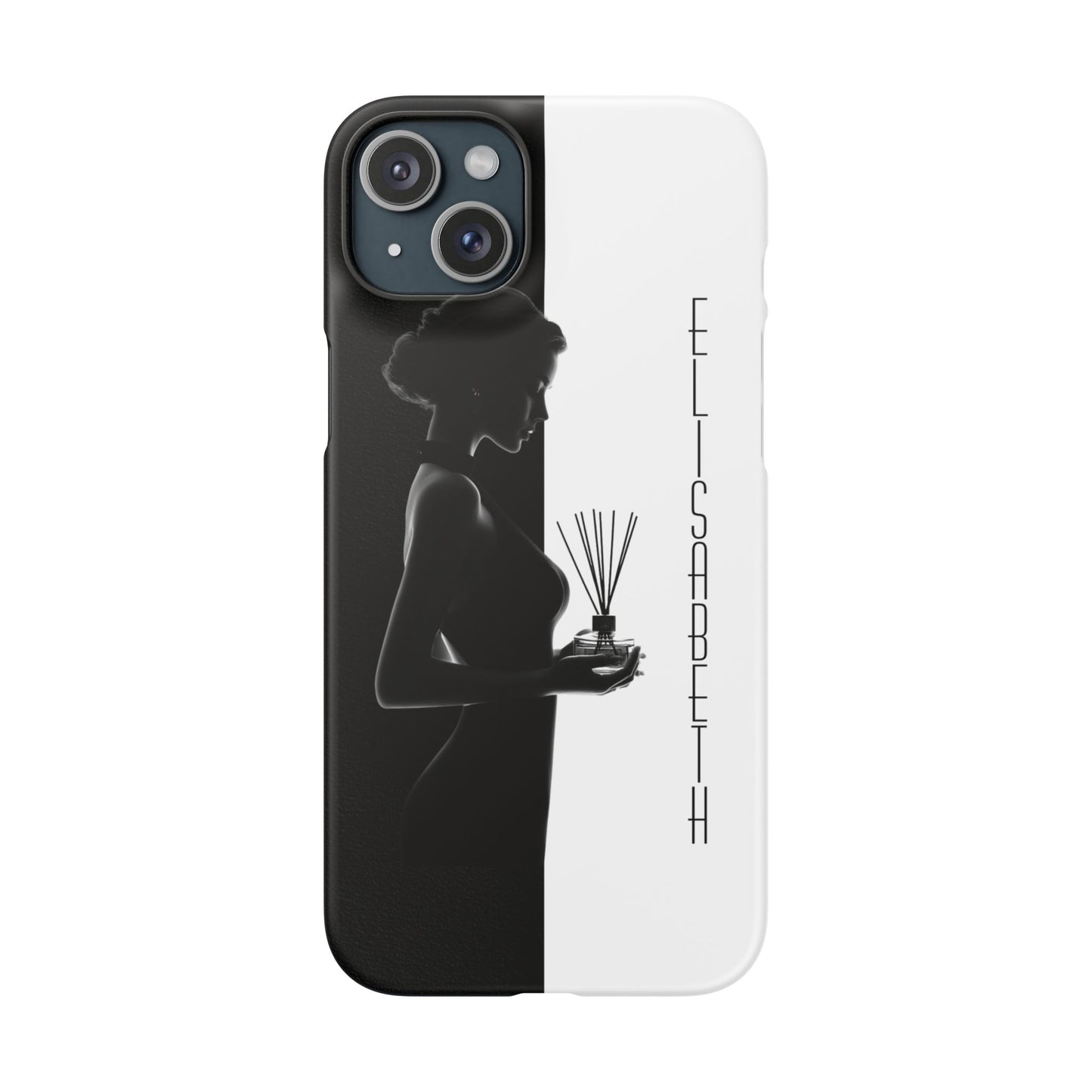 Custom Black and White Snap Case for Women Phone Cover for iPhone and Samsung