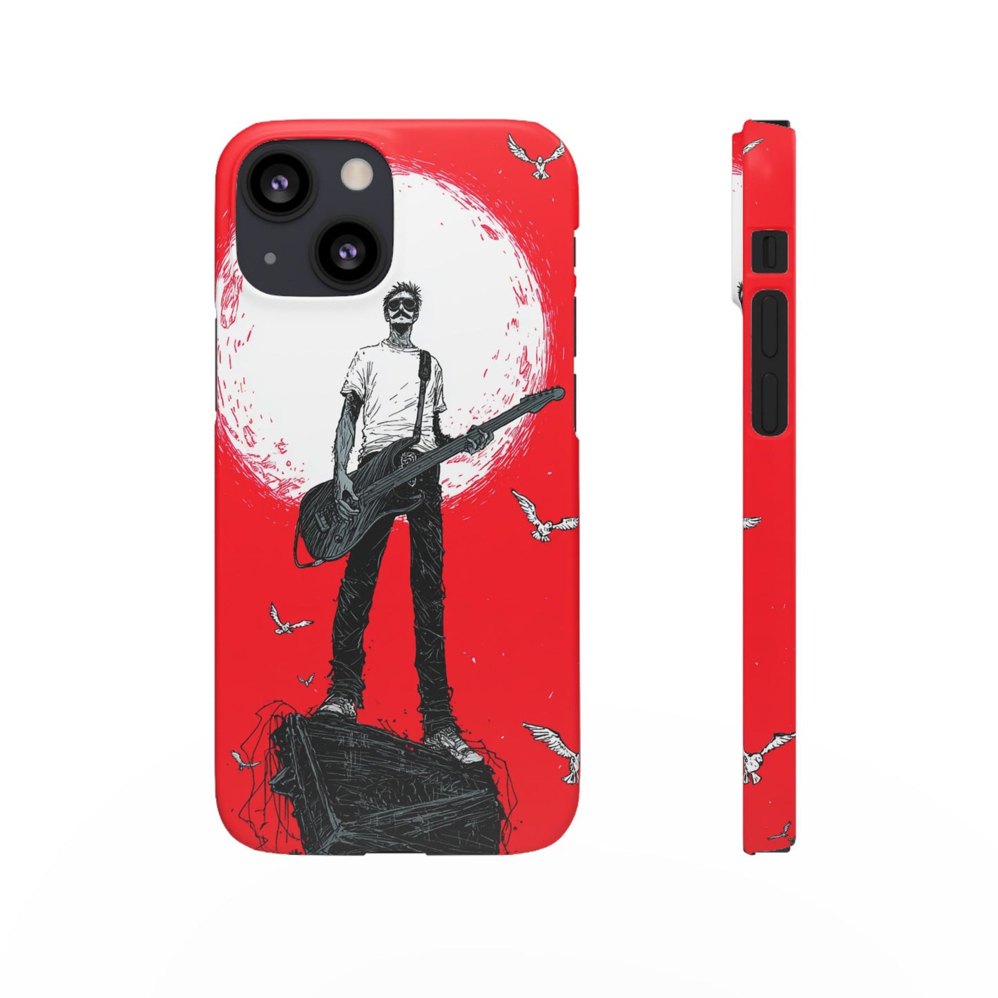 Rock & Roll Snap Cases - Music Lover's Phone Protection, Edgy Art, Gift for Guitarists, Cool Accessory for Teens