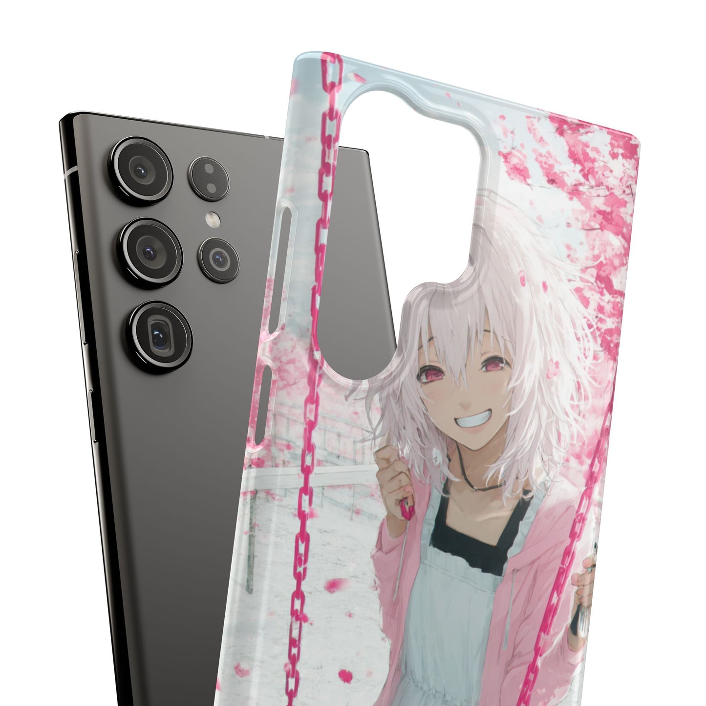 Anime Character Snap Cases for Phone, Cute Aesthetic Phone Cover, Gifts for Otaku, Floral Design, Unique Phone Cases