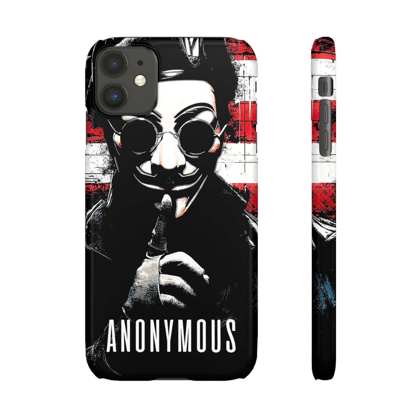Anonimous & Guy Fawkes Art Snap Case and Protective Phone Cover For iPhone and Samsung