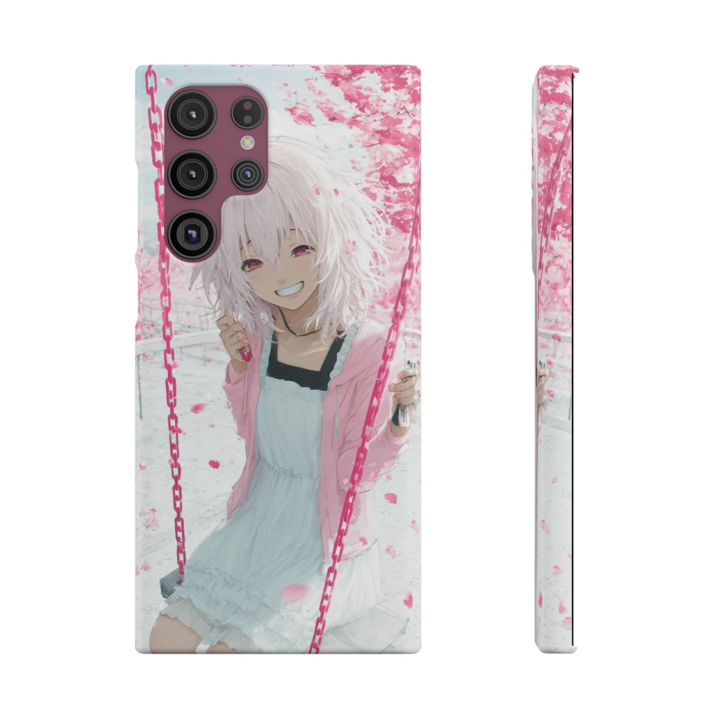 Anime Character Snap Cases for Phone, Cute Aesthetic Phone Cover, Gifts for Otaku, Floral Design, Unique Phone Cases