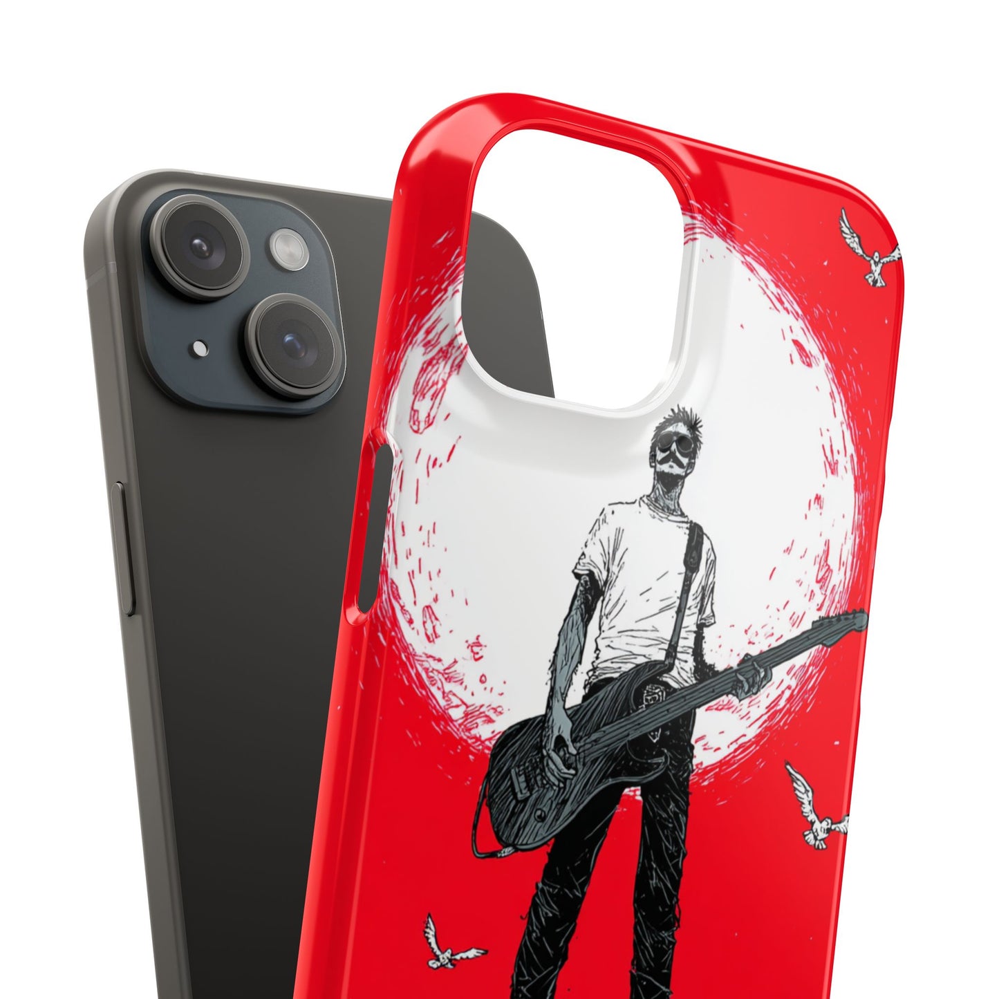 Rock & Roll Snap Cases - Music Lover's Phone Protection, Edgy Art, Gift for Guitarists, Cool Accessory for Teens