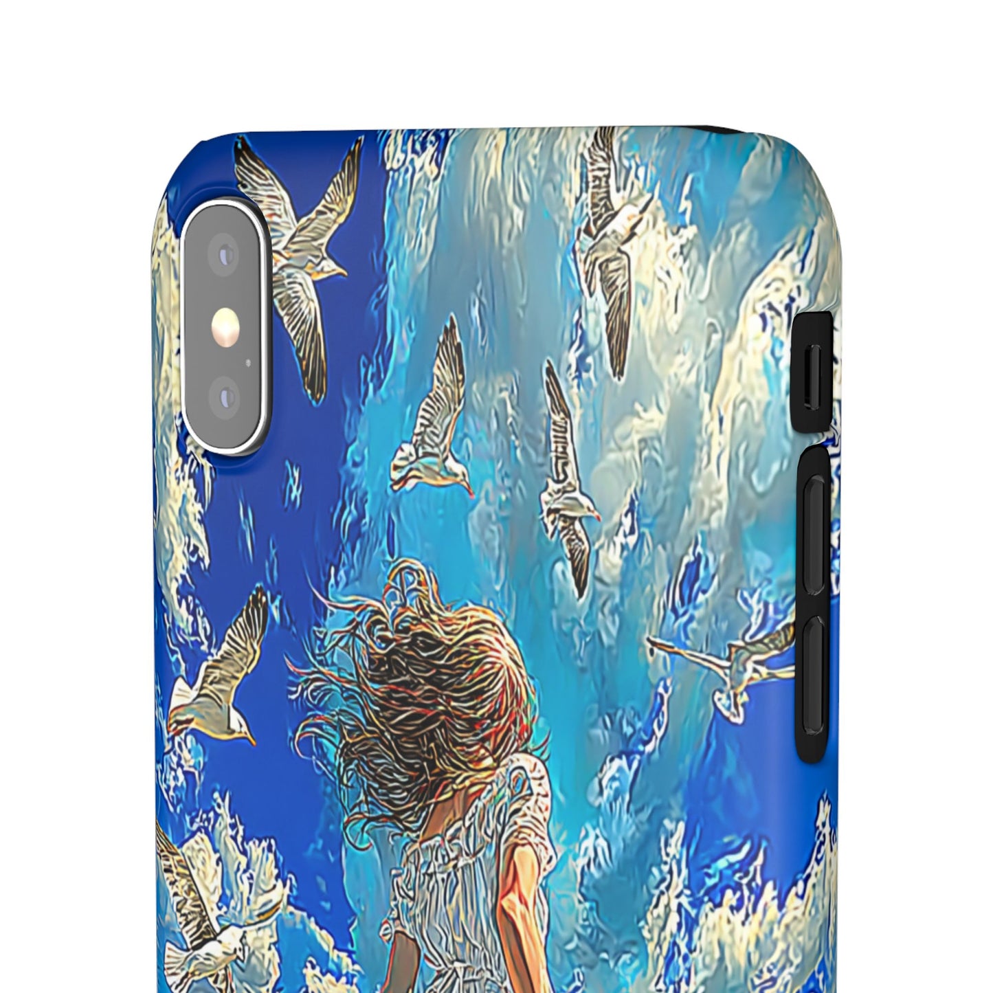 Dreamy Seaside Snap Case, Ocean Waves Phone Cover, Summer Vibe Gift, Cute Aesthetic Accessory, Beach Lover Case