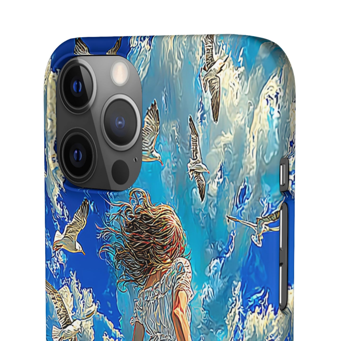Dreamy Seaside Snap Case, Ocean Waves Phone Cover, Summer Vibe Gift, Cute Aesthetic Accessory, Beach Lover Case