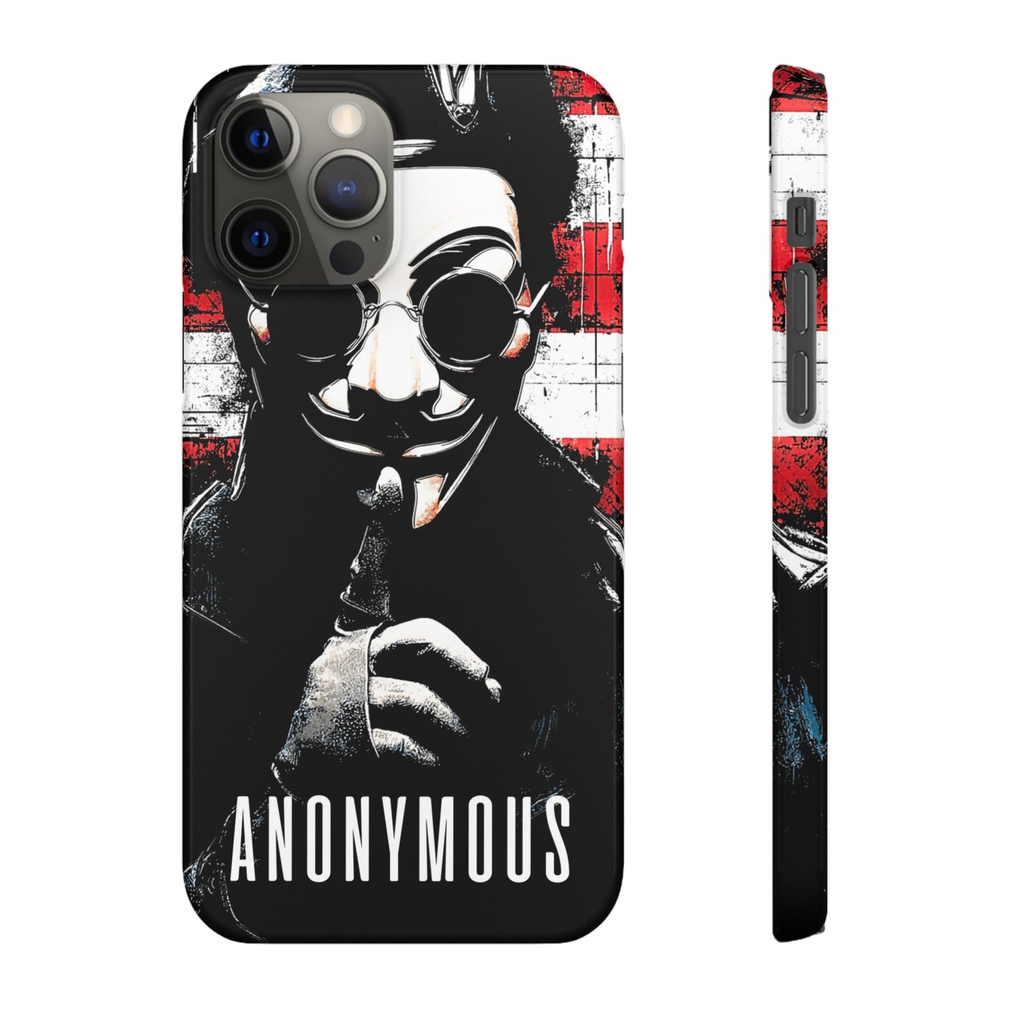 Anonimous & Guy Fawkes Art Snap Case and Protective Phone Cover For iPhone and Samsung