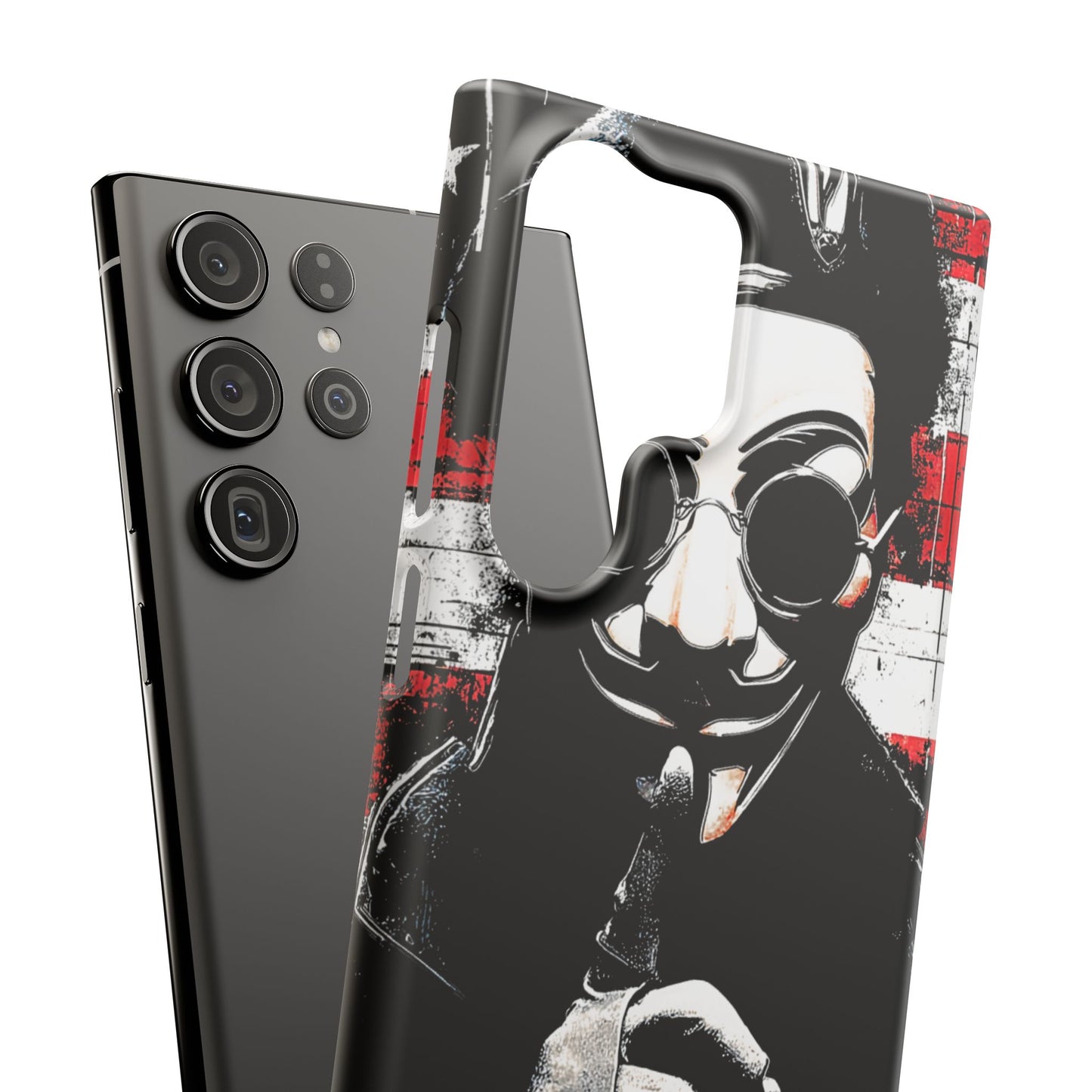 Anonimous & Guy Fawkes Art Snap Case and Protective Phone Cover For iPhone and Samsung